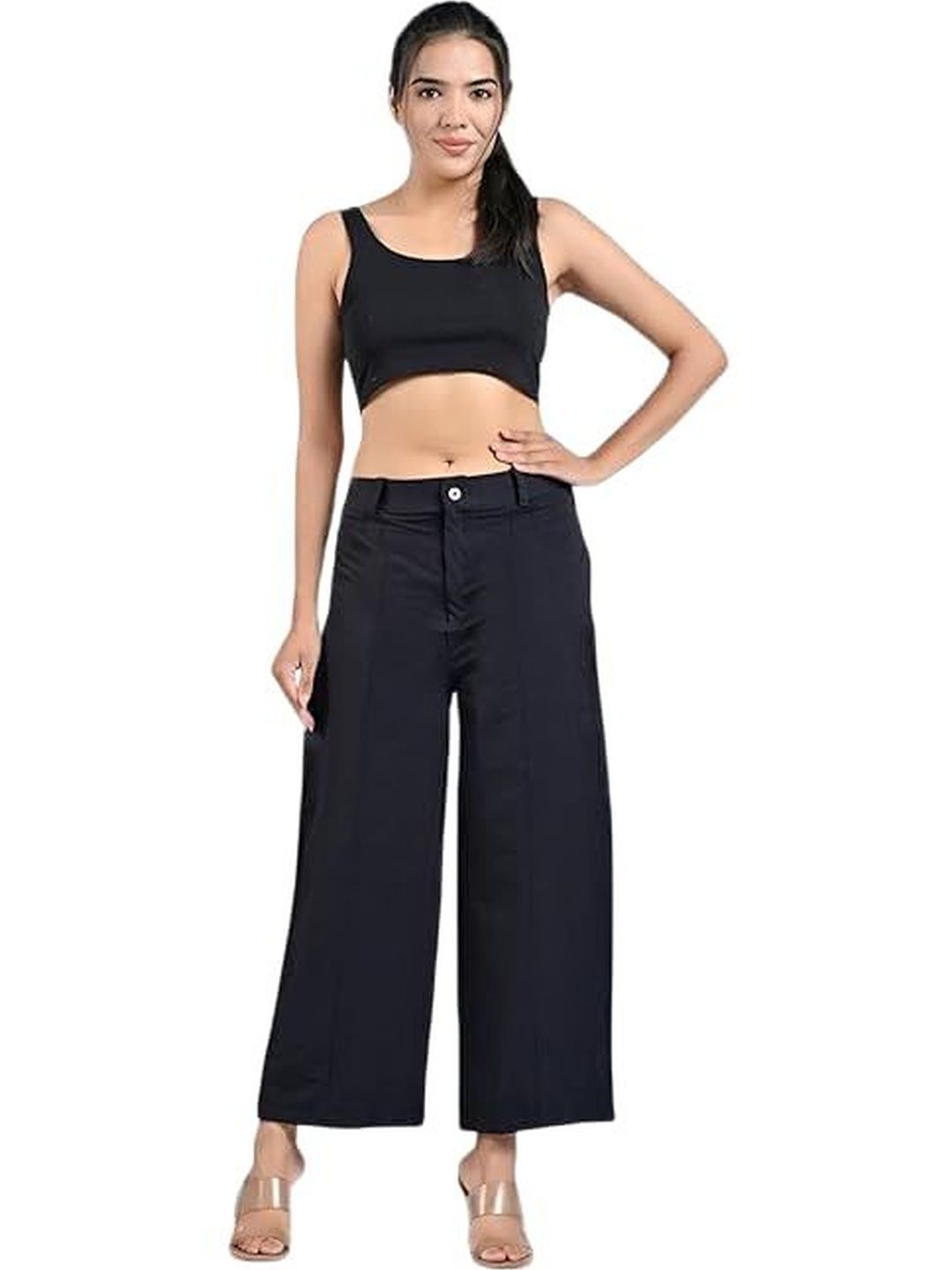 Tanhankara Women Tailored Easy Wash Trousers-picture-20
