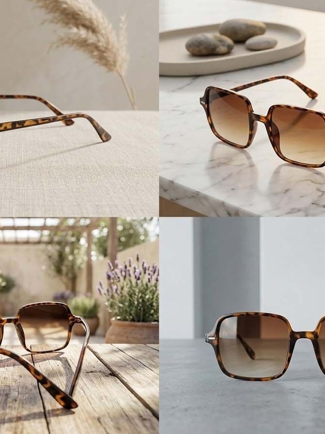 Elligator Men Brown Lens & Brown Square Sunglasses with-picture-58