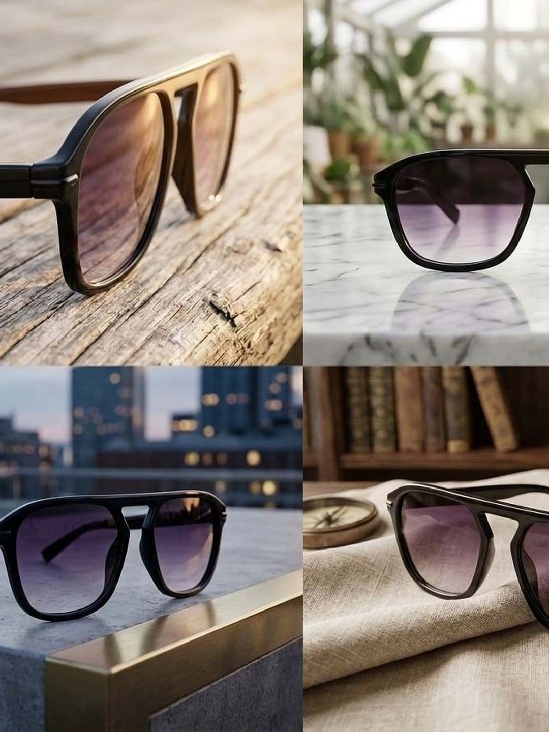 Elligator Men Purple Lens & Black Other Sunglasses with-picture-39