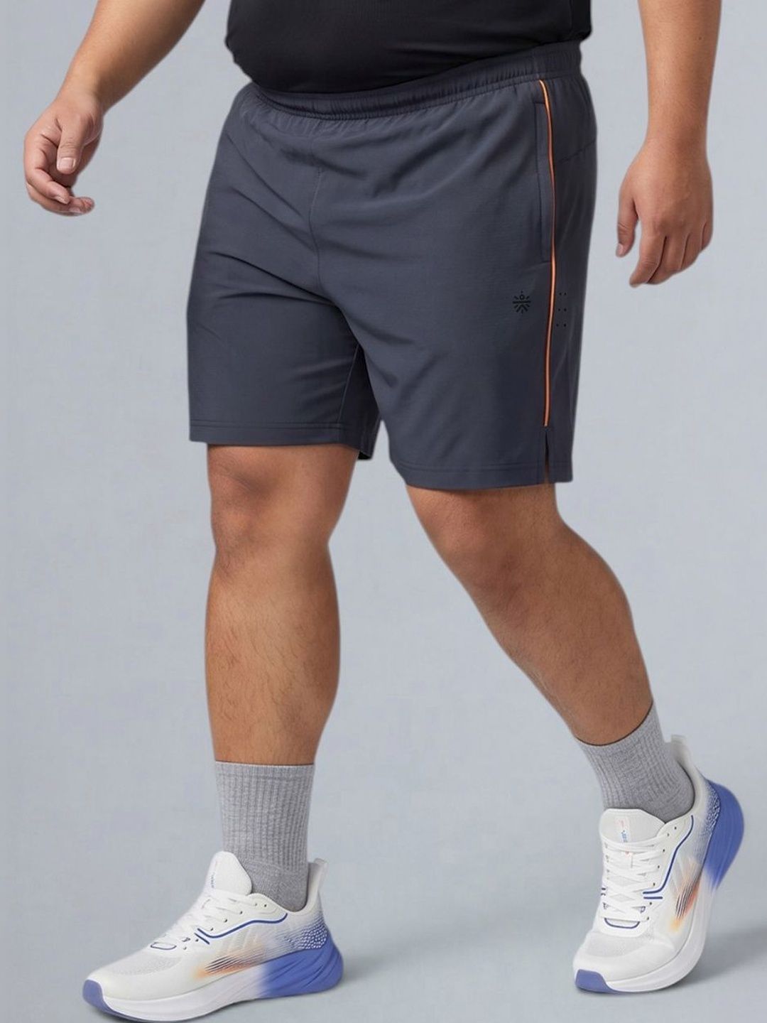 CULT Men's Grey Air Flex Training Plus Size Shorts deal from myntra CULT Men's Grey Air Flex Training Plus Size Shorts deal from myntra