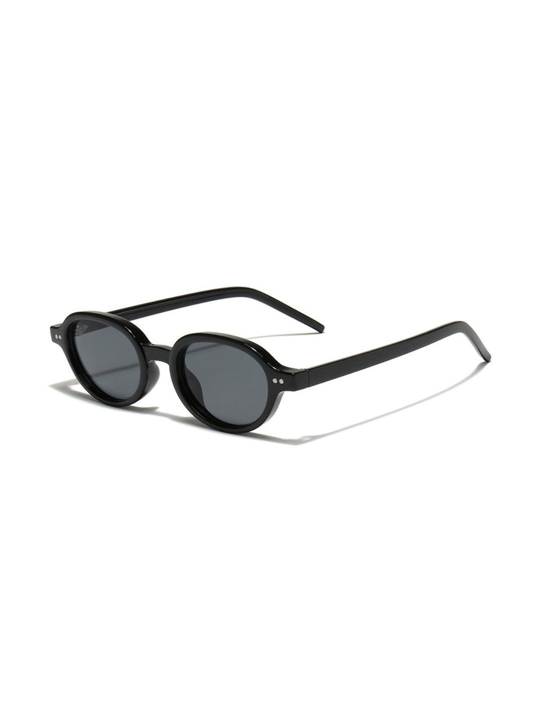 goglassic Unisex Grey Lens & Black Oval Sunglasses with-image-45
