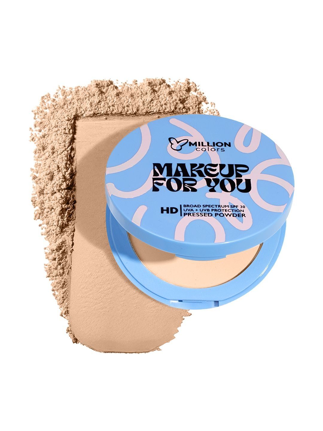 Million Colors Compact Powder With SPF 30 UV Protection - 12g - Nude 06-image-27