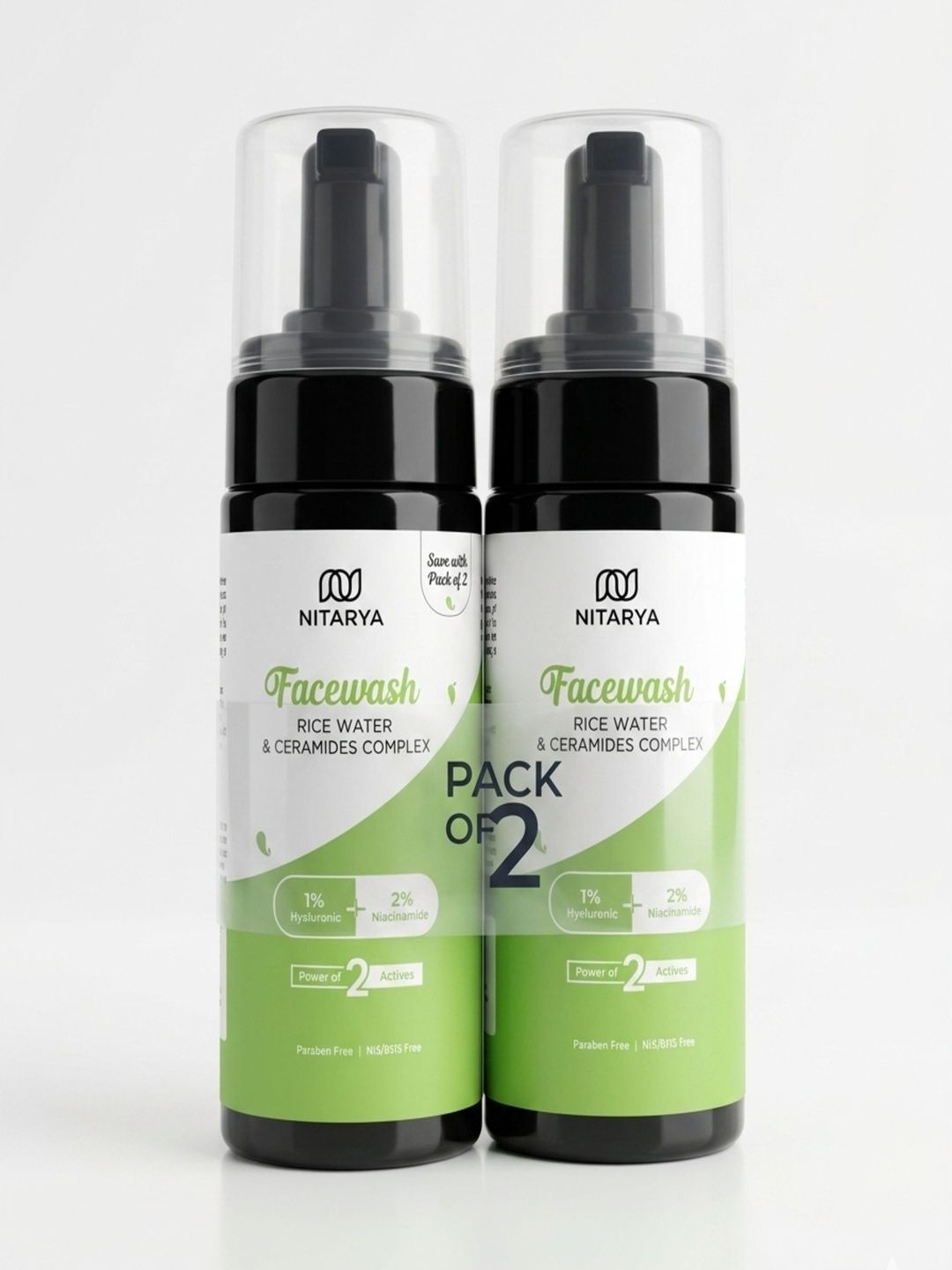 NITARYA Set Of 2 Face Wash With Ceramides & Rice Water - 150 ml Each-image-7