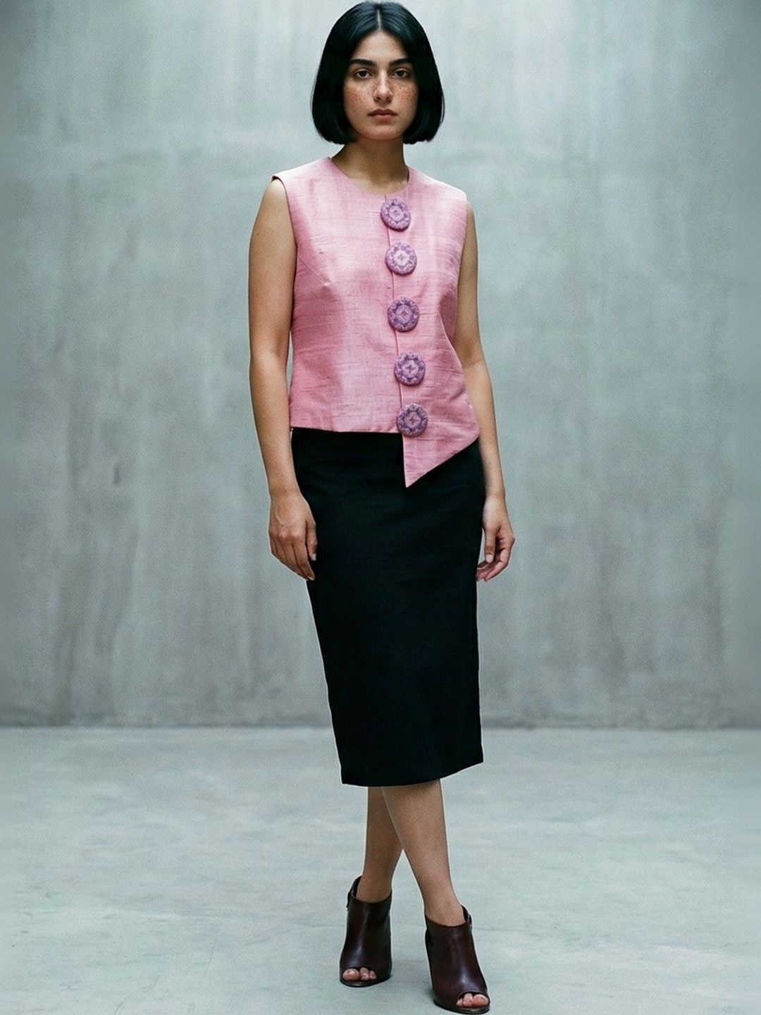 SSWAI Pure Silk Top-picture-11