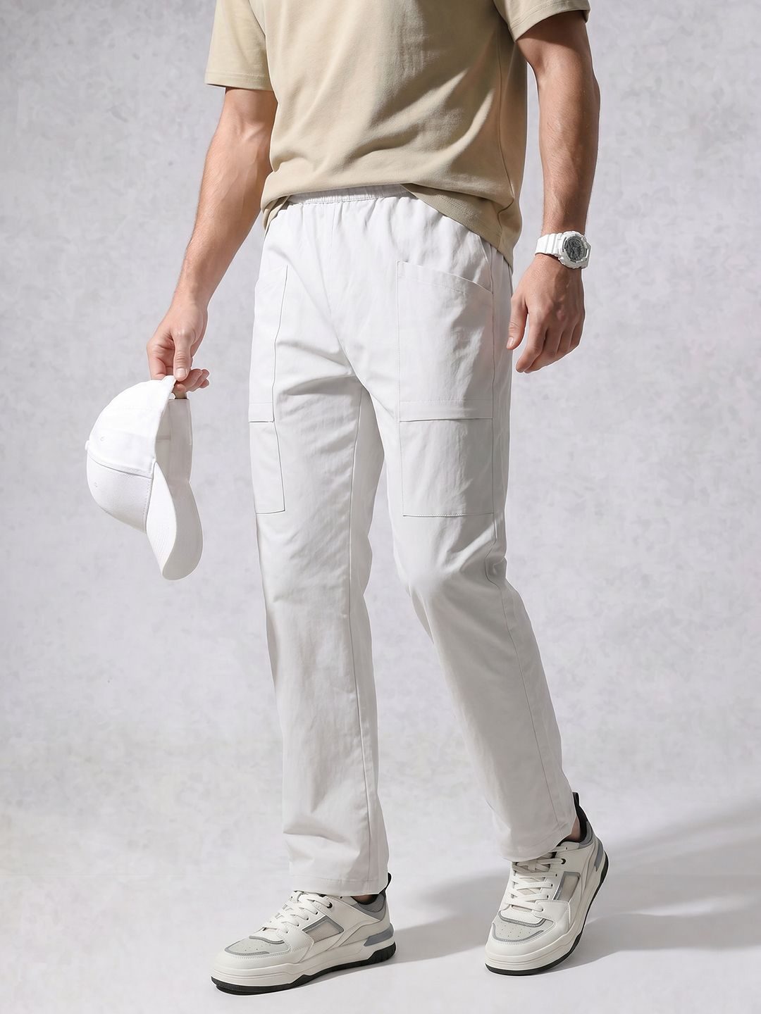 WROGN Men Relaxed Fit Track Pants-picture-10