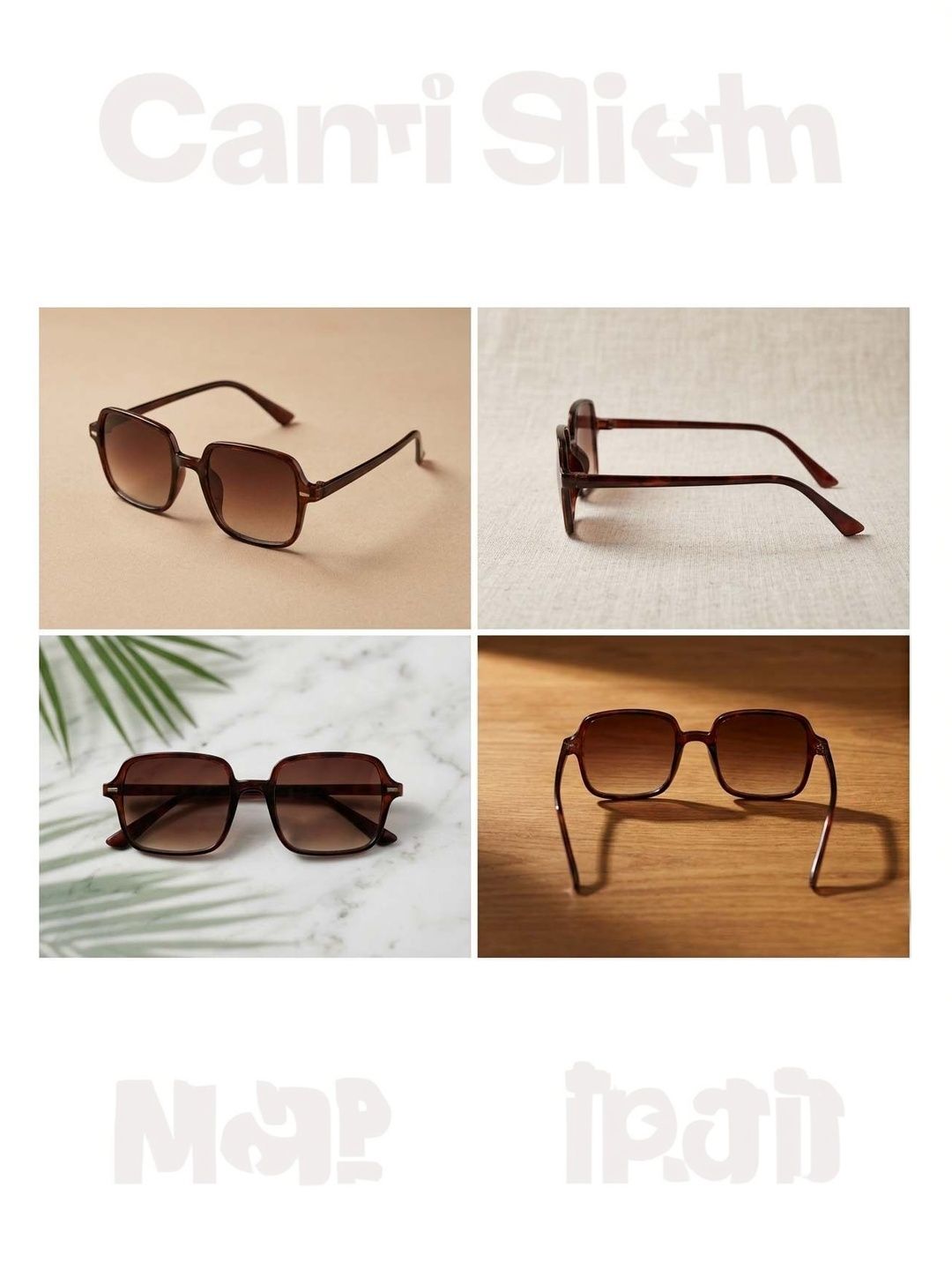 Elligator Men Brown Lens & Brown Square Sunglasses with-picture-23