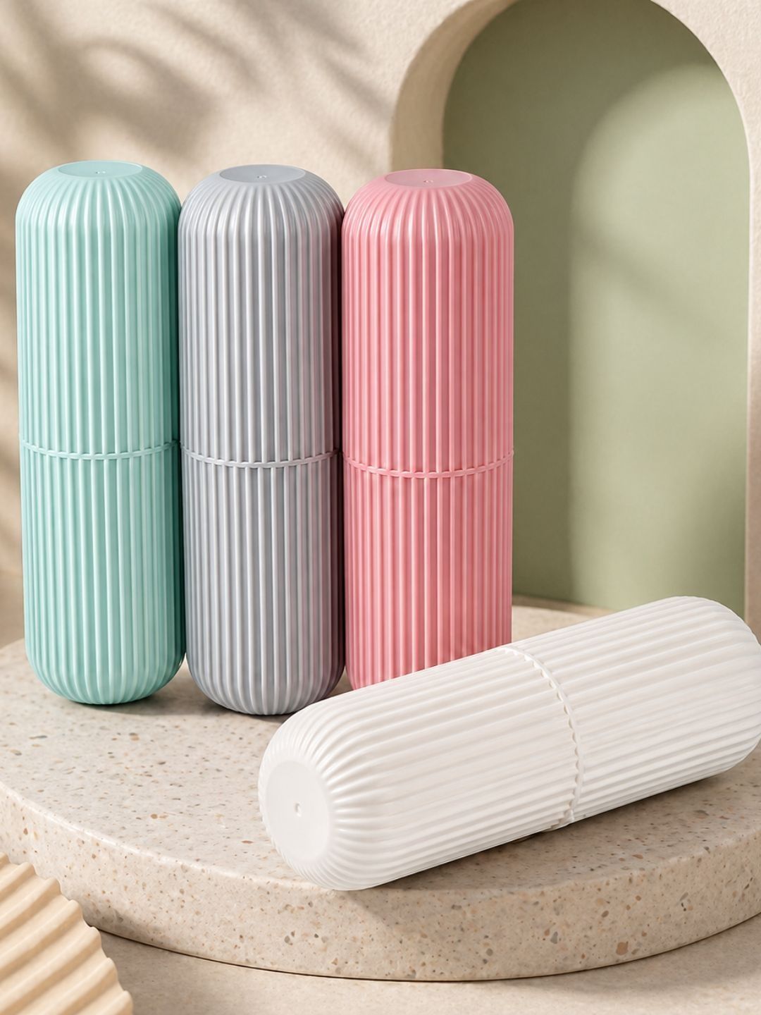 Klivon Multicoloured & Multicoloured 4 piece Textured Plastic-picture-20