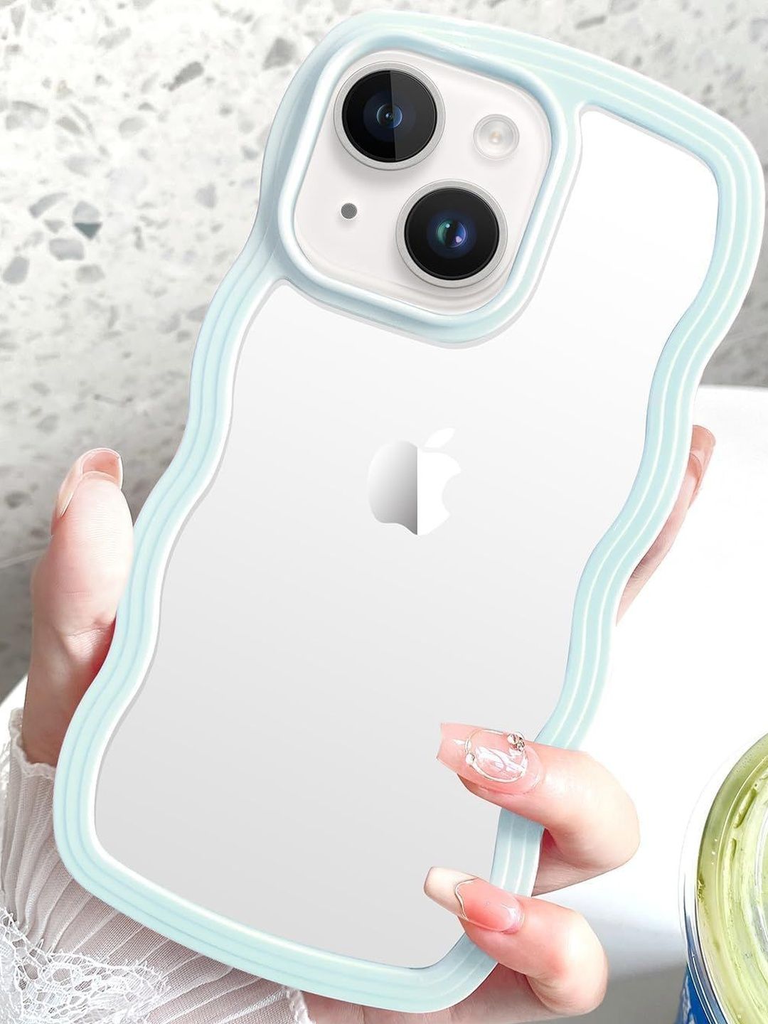 COVERLY Solid Printed iPhone 14 Back Case Mobile Accessories-picture-19
