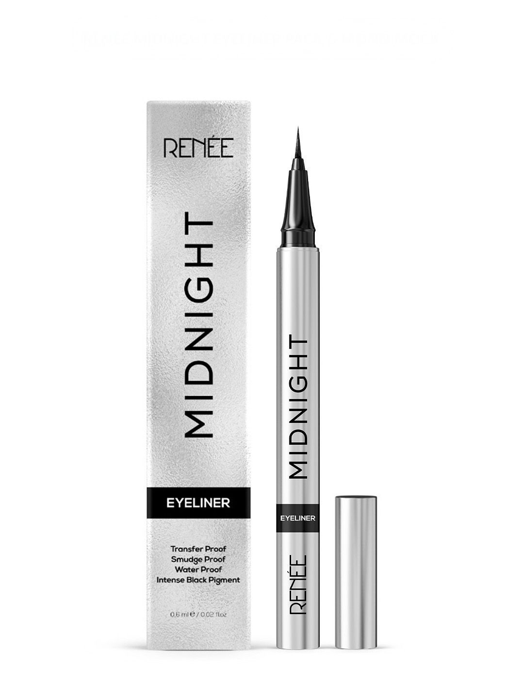Renee Midnight Waterproof & Smudge-proof Sketchpen Eyeliner - Black-image-33