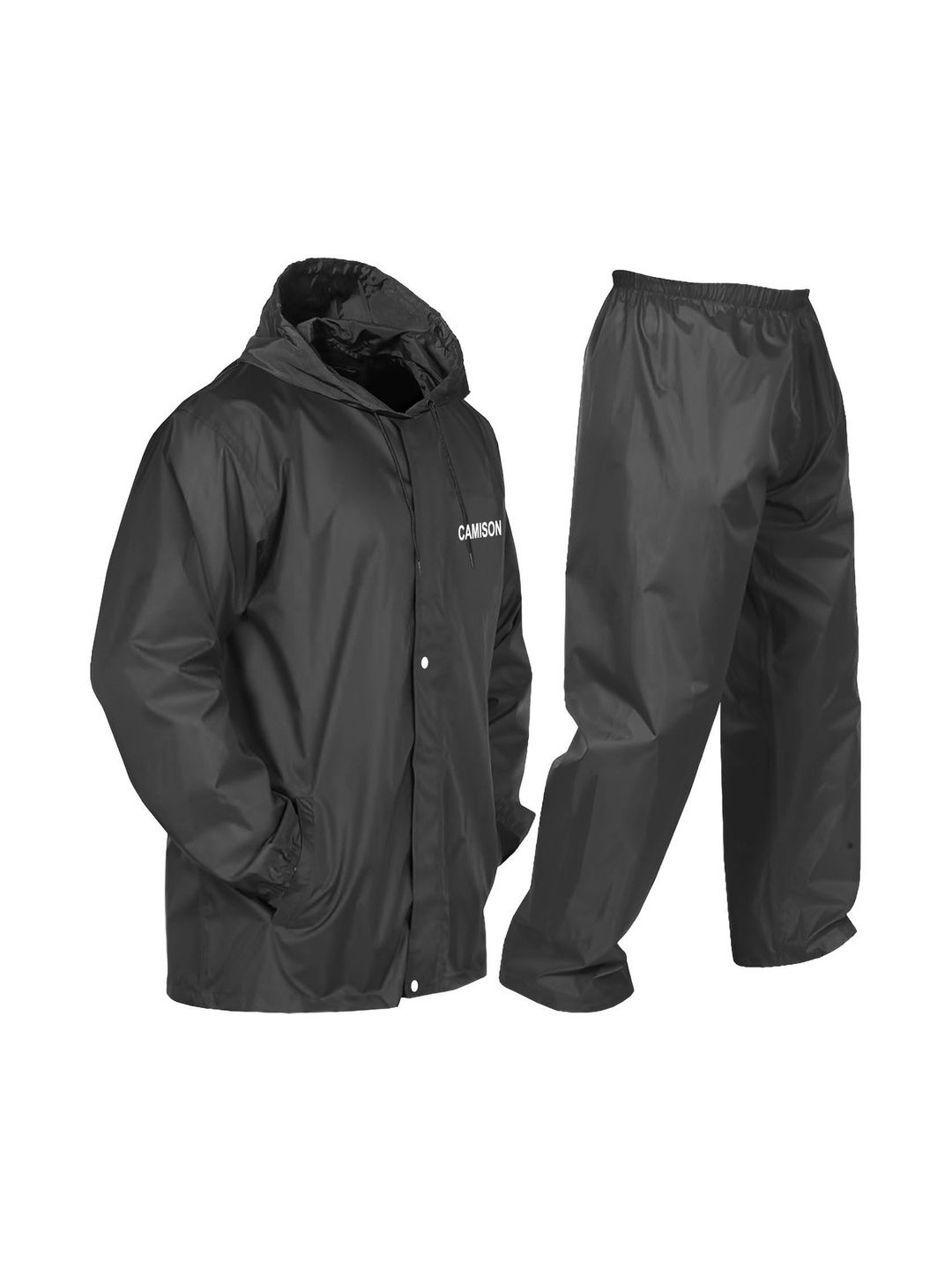CAMISON Men Waterproof and Reversible Hooded Rain Jacket-picture-17