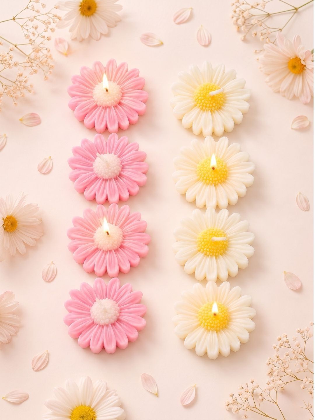 SERAAF Pink & Pink 8 Candle-image-36