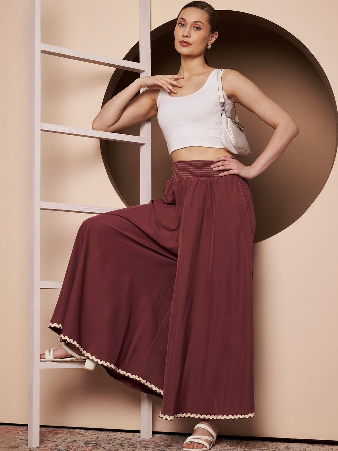 ZWERLON Women Flared Palazzos-picture-24