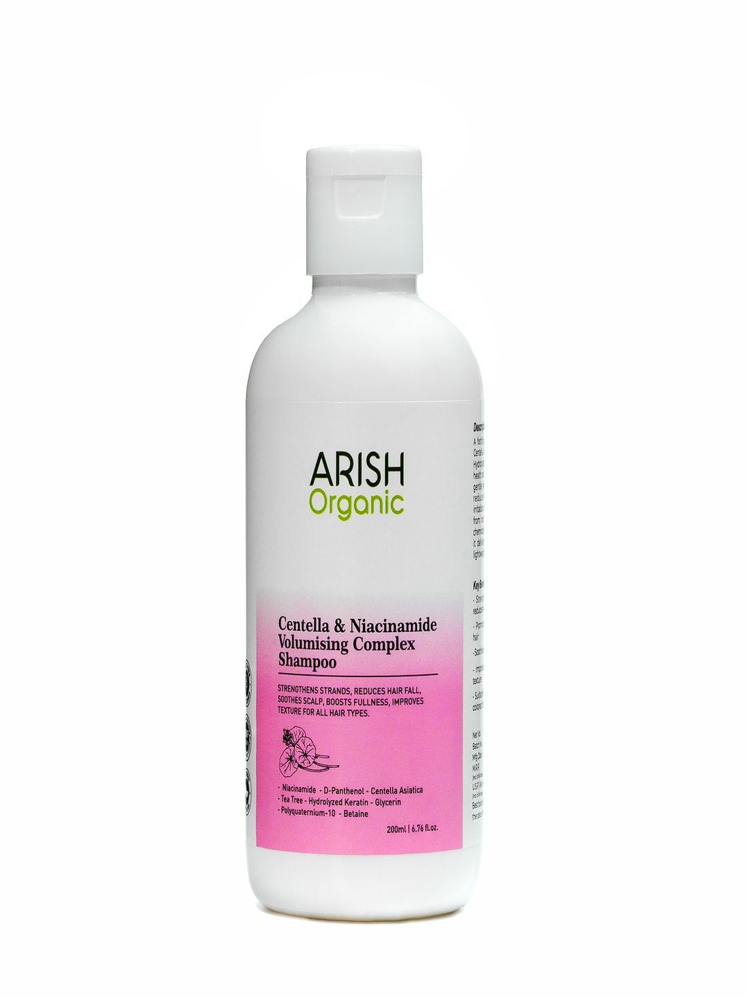 ARISH BIO-NATURAL Centella & Niacinamide Volumising Complex Shampoo - 200 ml-image-39