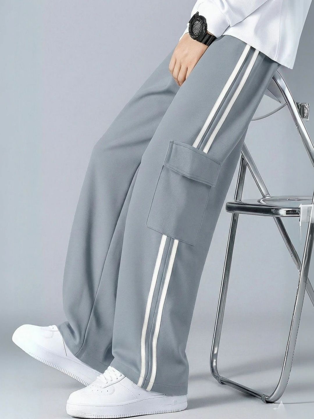 Veltick Men High-Rise Trousers-image-43