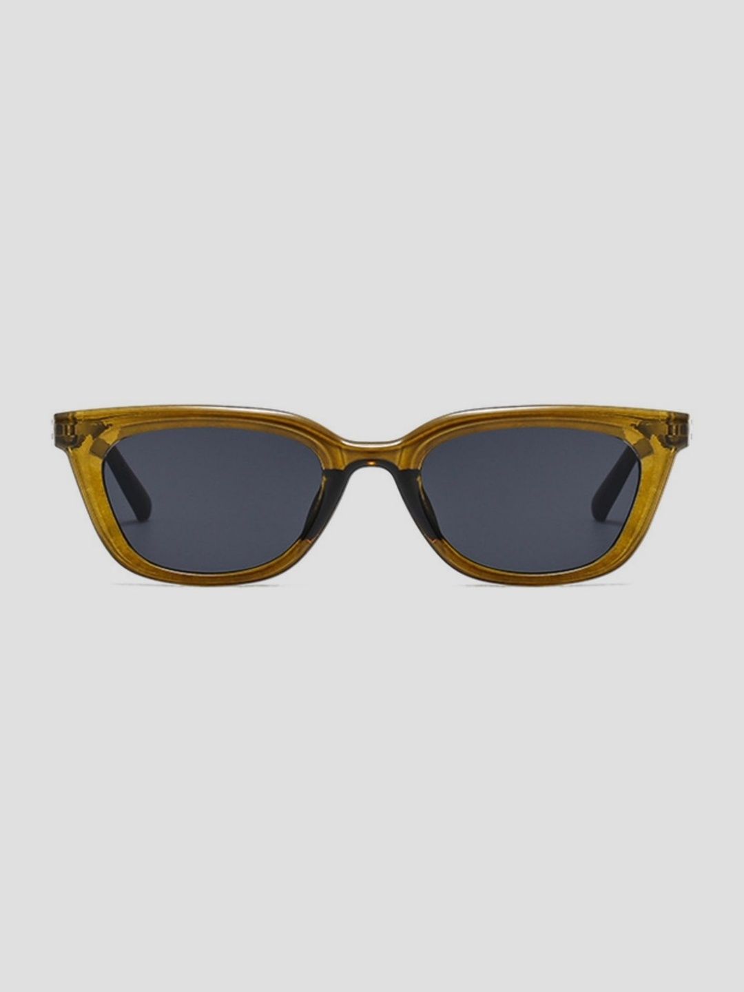 LULU & SKY Women Grey Lens & Brown Rectangle Sunglasses with-image-49