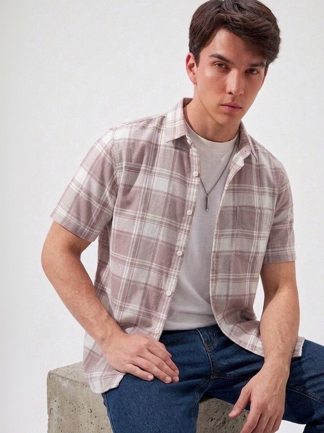 Roadster Men Classic Checked Casual Shirt-picture-26