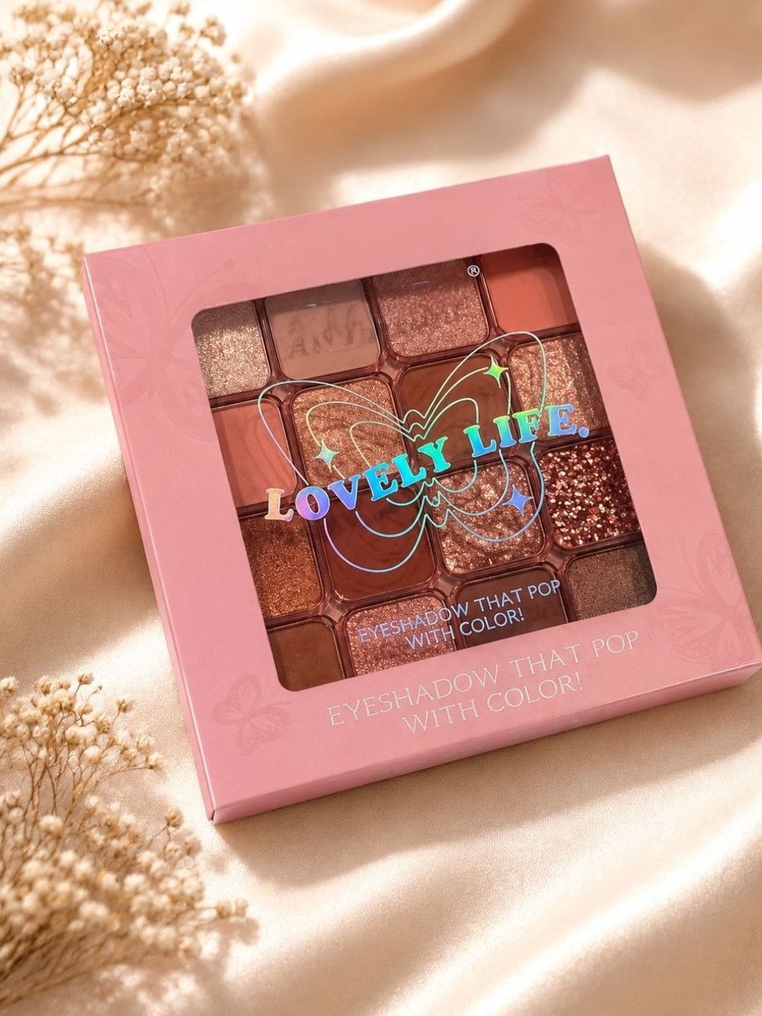 color strokes Lovely Life Smudgeproof Eyeshadow Palette-18 g-picture-43