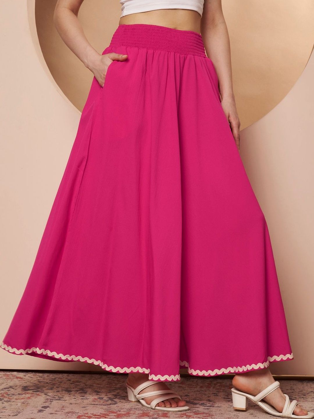 ZWERLON Women Flared Palazzos-picture-15