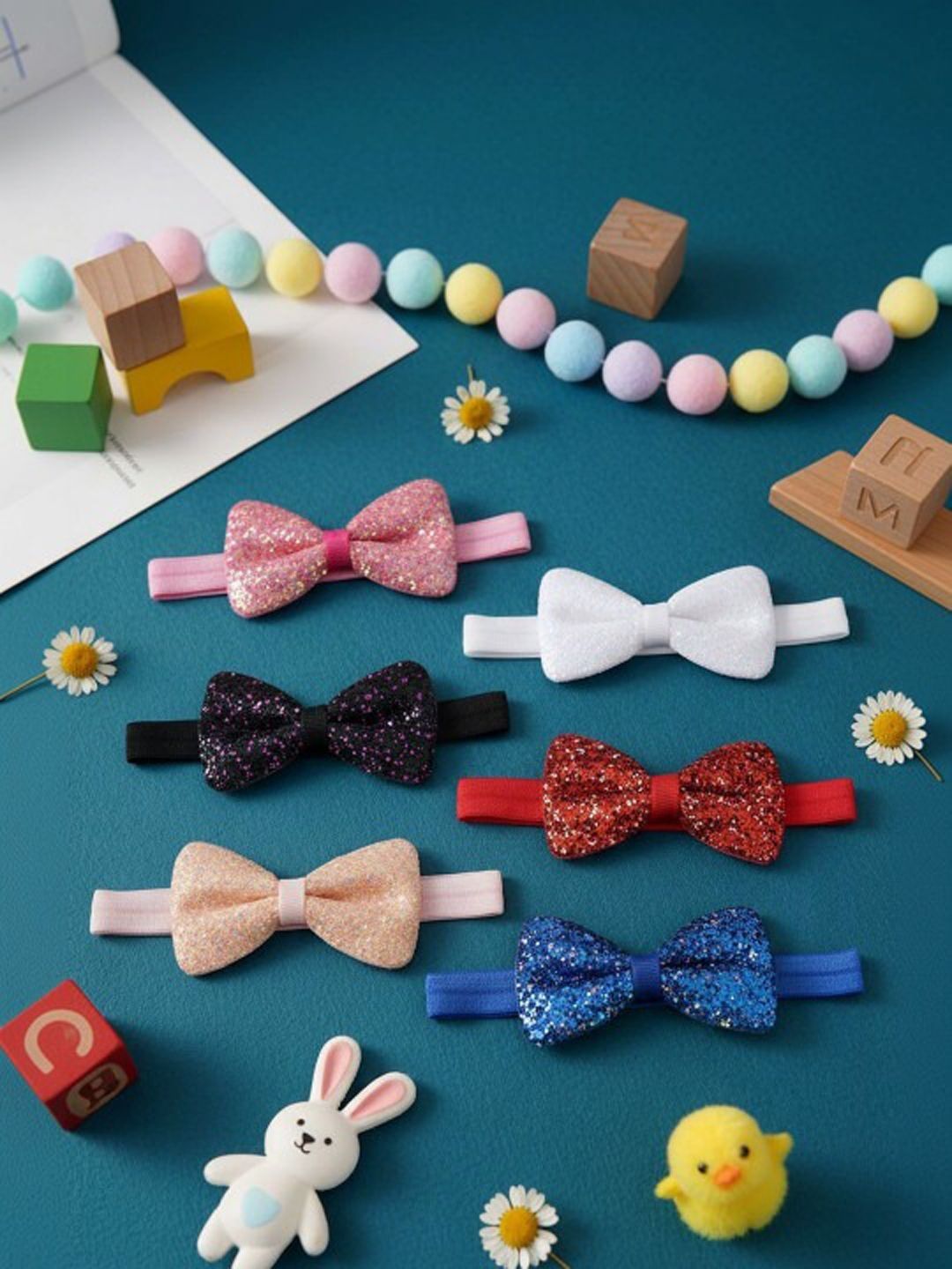 VAGHBHATT Girls Set of 6 Hairband-picture-8