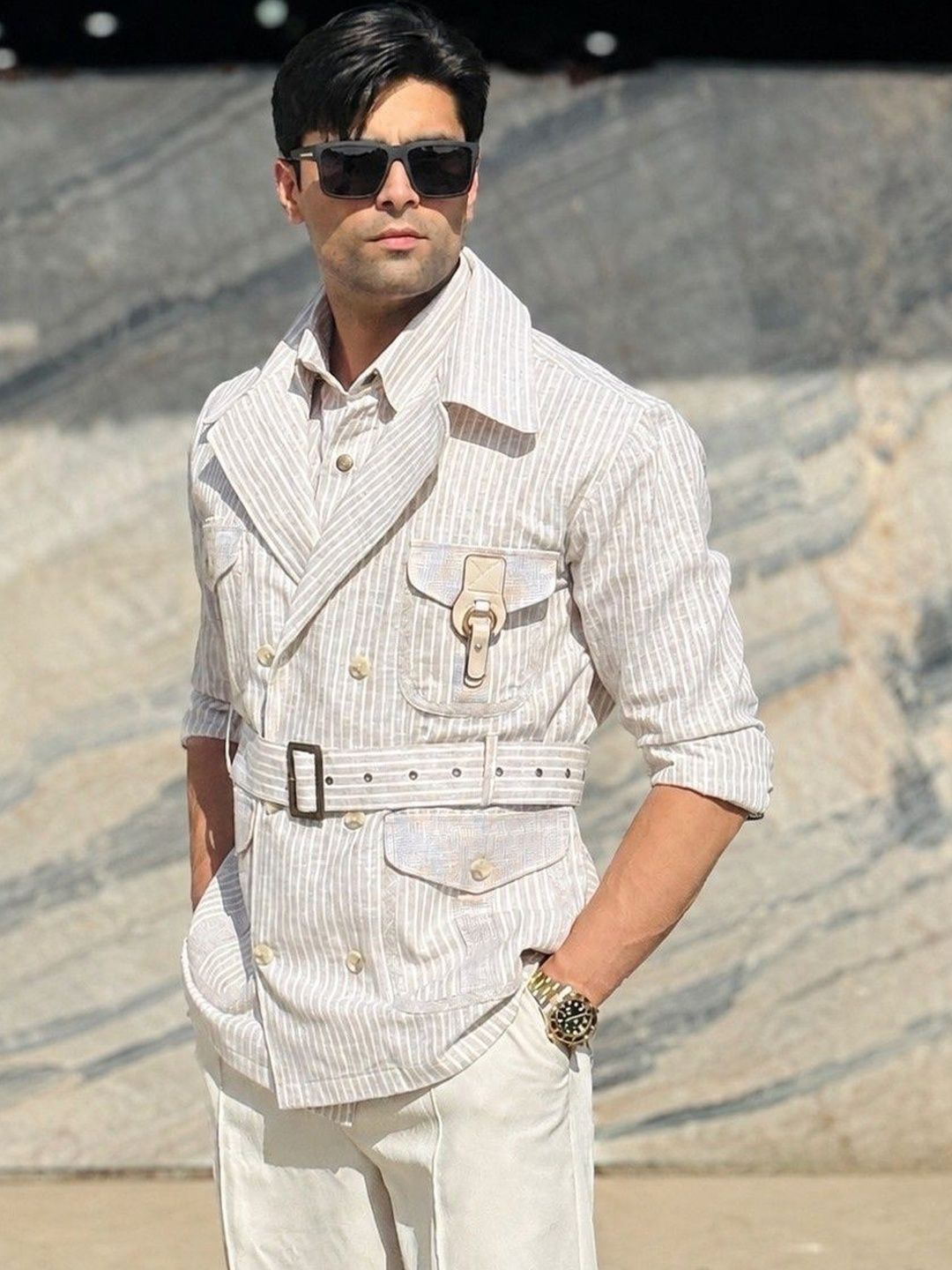 Dressjet Men Comfort Striped Casual Shirt-picture-25