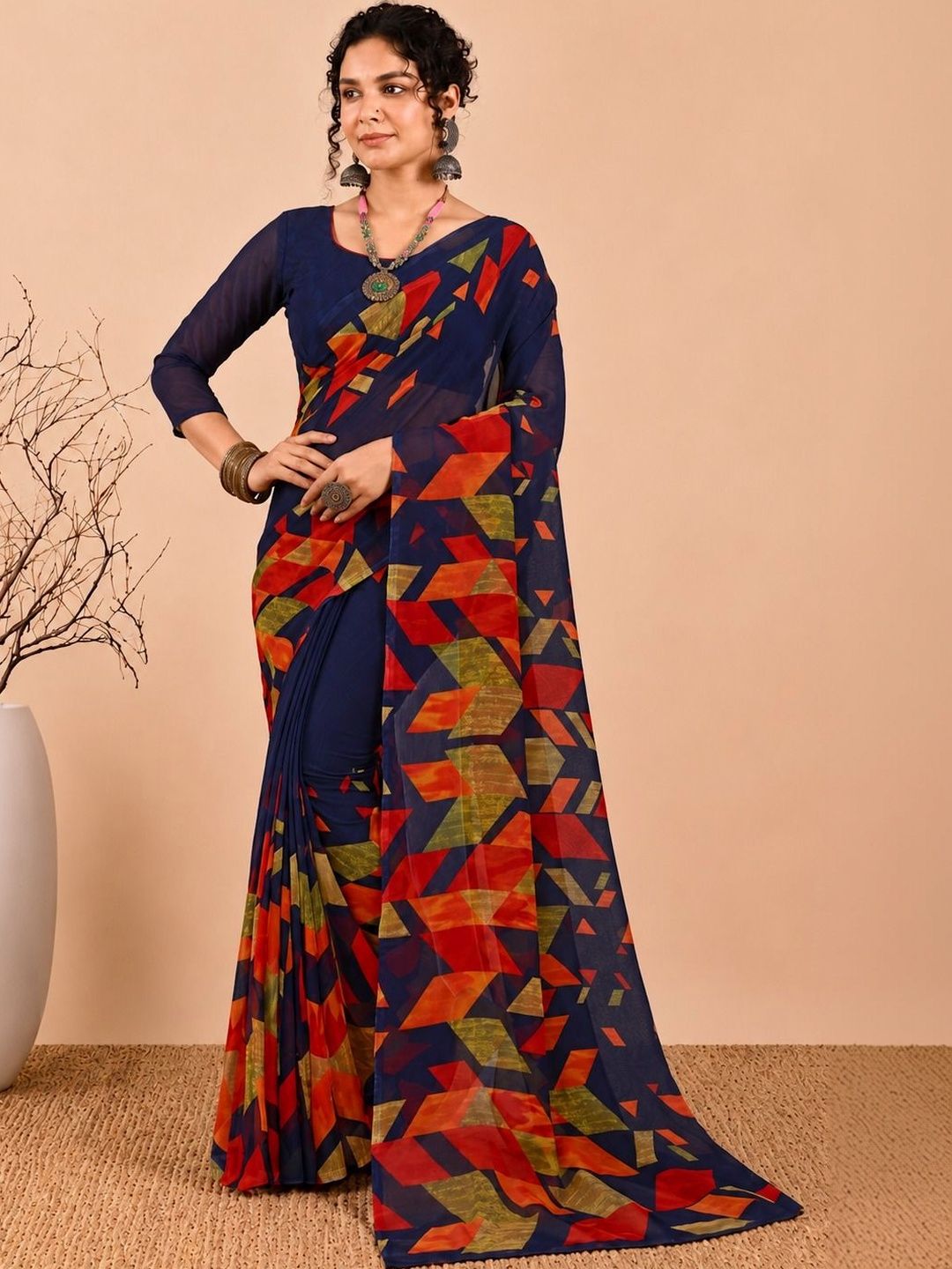Varutex Poly Georgette Saree-picture-36