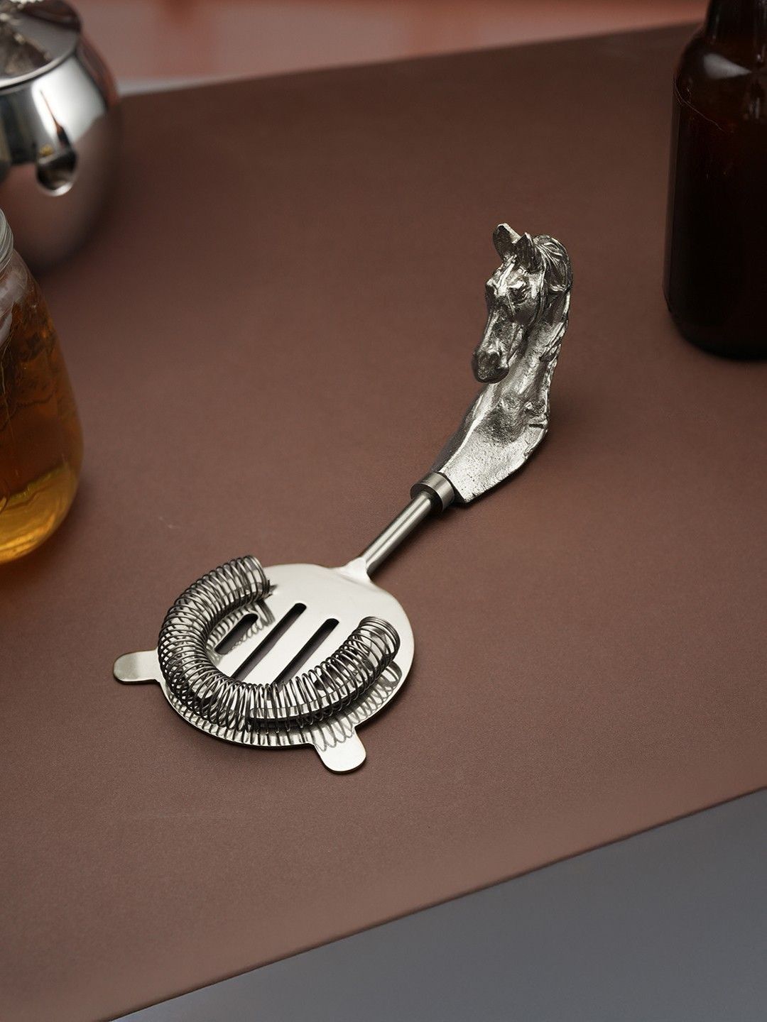 Troveas Silver-Toned Single Stainless Steel Barware Tool Sets-picture-31