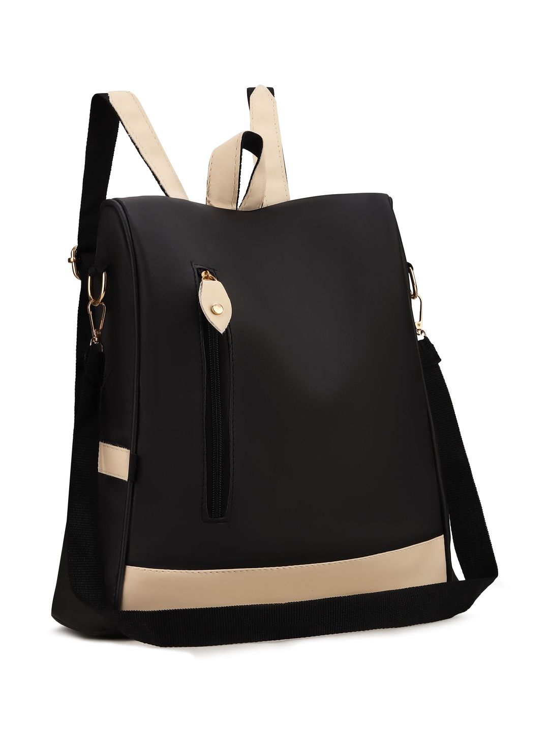 IRMAO Women Colourblocked Contrast Detail Backpack-image-32