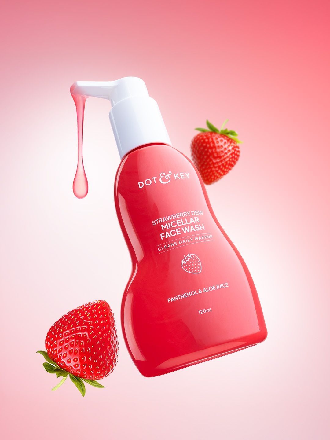 DOT & KEY Strawberry Dew Micellar Facewash - 120 ml-image-35