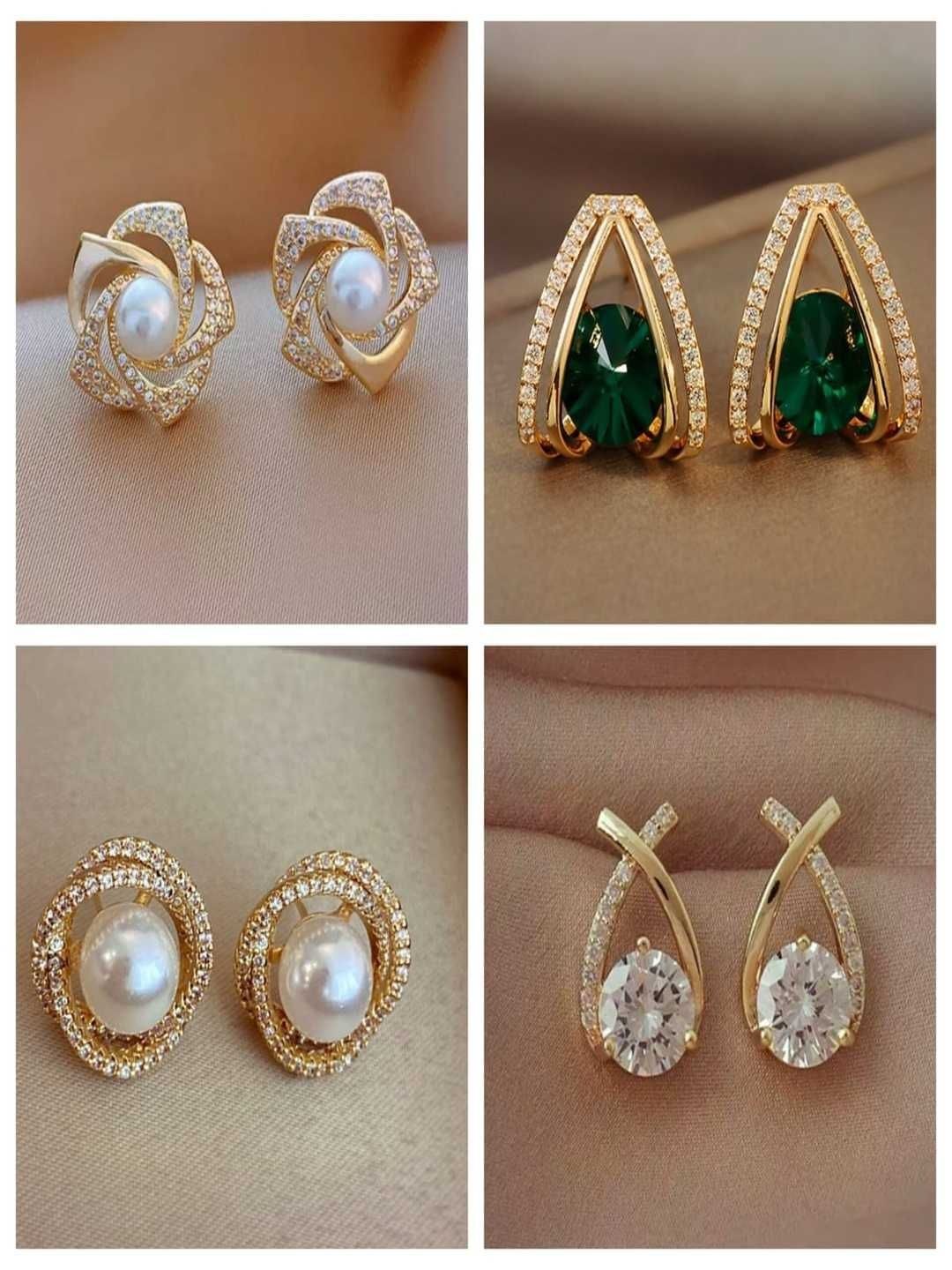 ARK JEWEL Geometric Studs Earrings-picture-26