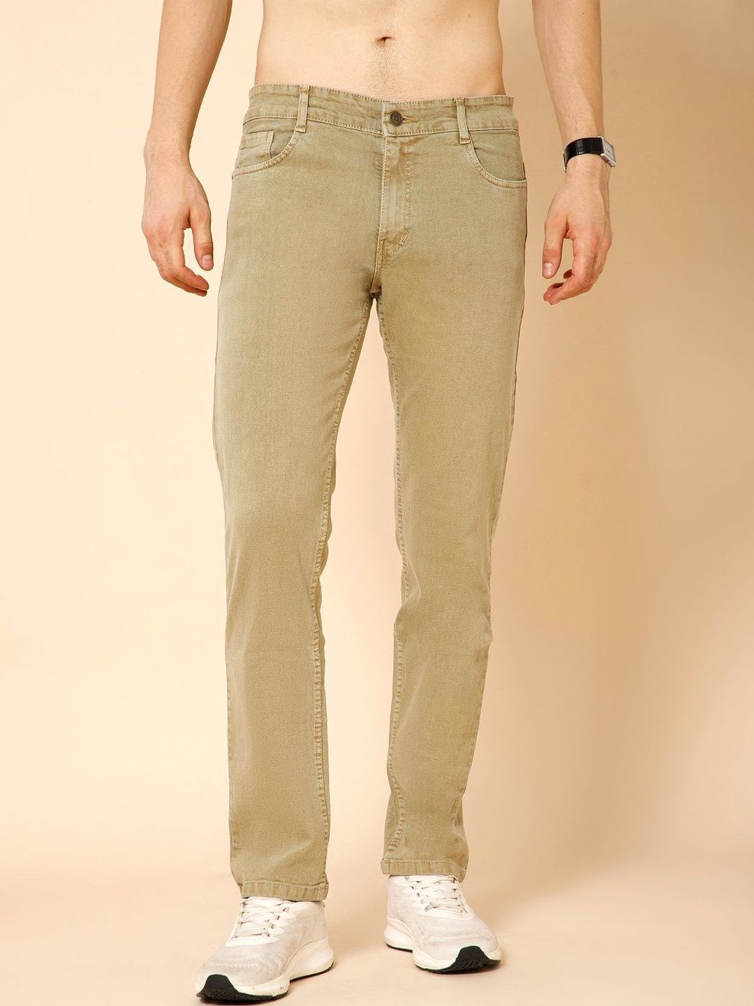 R.Code by The Roadster Life Co. Men Regular Fit Mid-Rise Stretchable Jeans-picture-40
