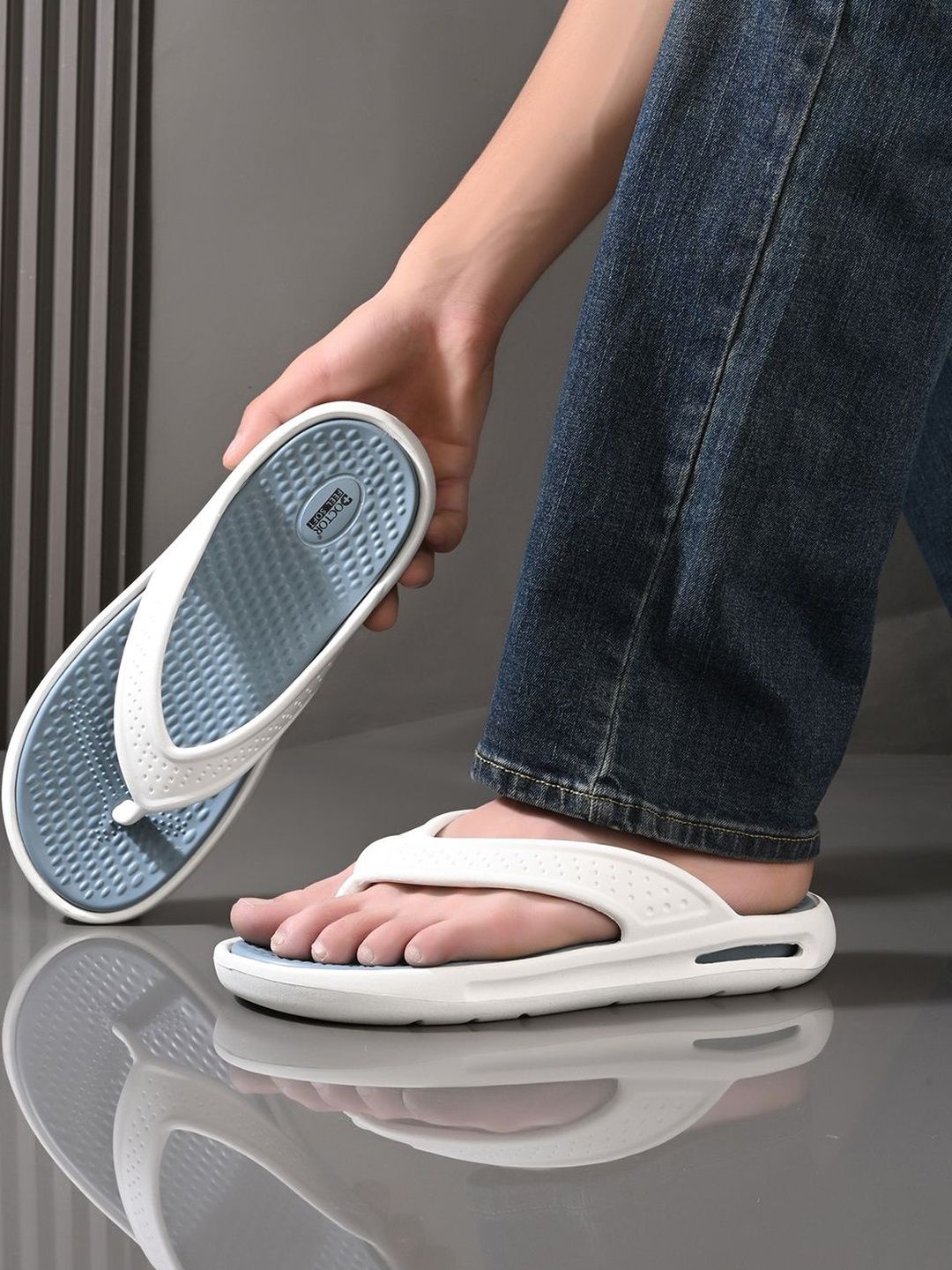 DOCTOR FEEL SOFT Men Thong Flip-Flops-image-30