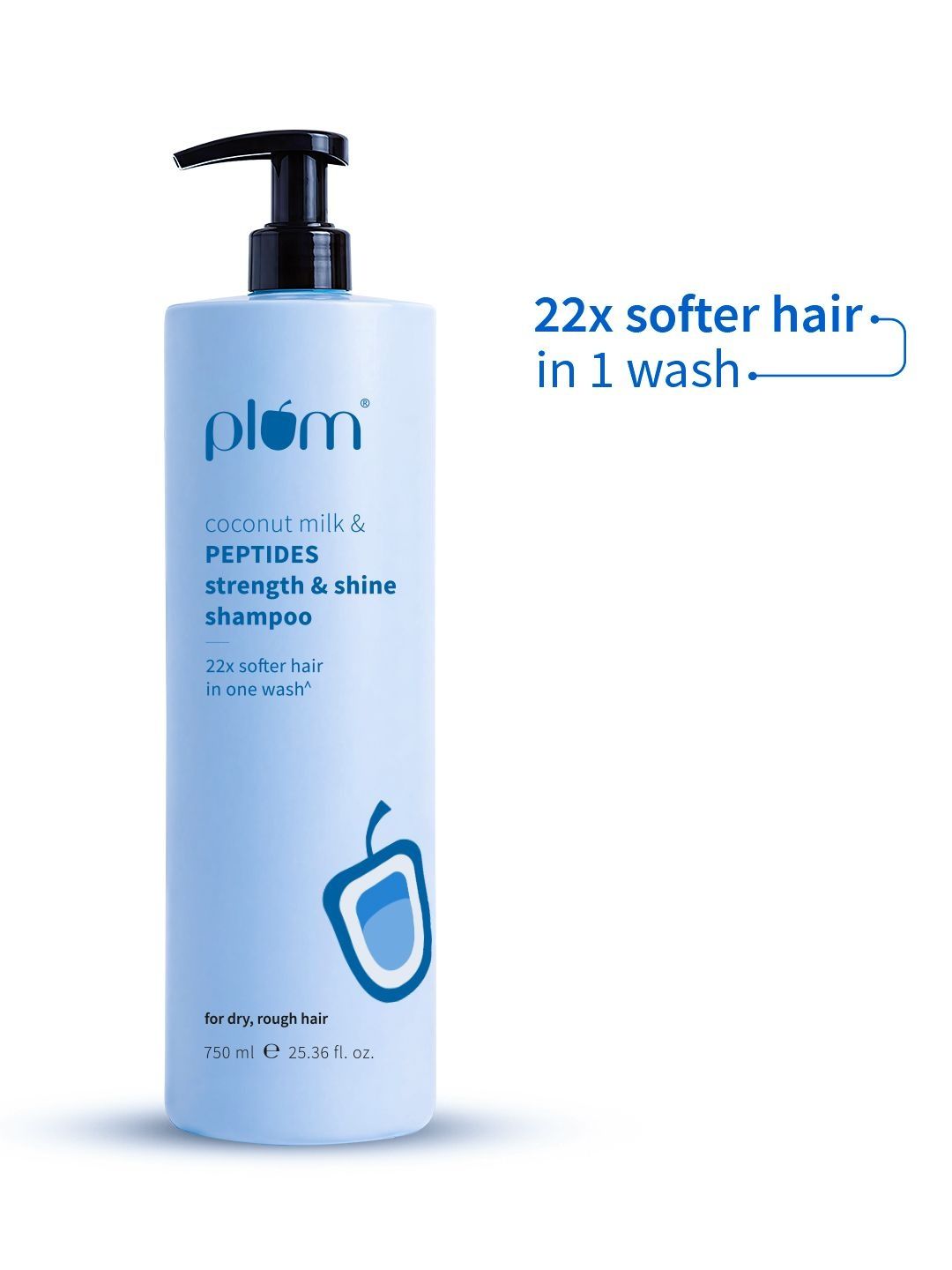 Plum Coconut Milk & Peptides Strength & Shine Shampoo - 750ml-picture-18
