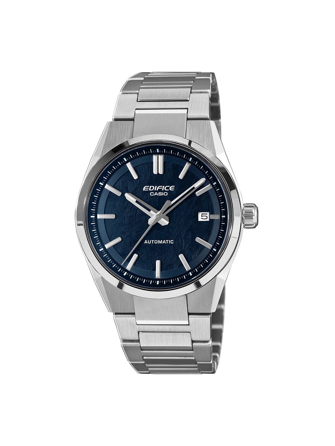 CASIO Men Brass Dial & Stainless Steel Straps Analogue Date Aperture Automatic Motion Powered Watch ED702-picture-35
