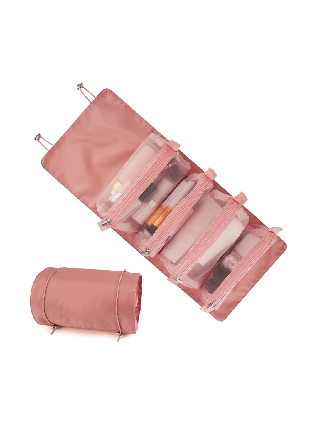 Galley way Pink Set of 1 Regular Makeup Organiser Organisers-image-20