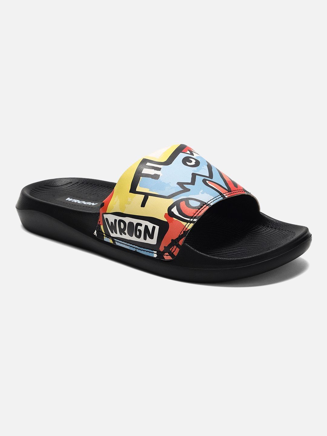 WROGN Men Printed Sliders-picture-37