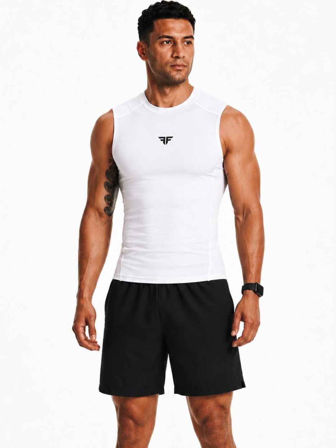 BRUTE FORCE Men Brand Logo Compression T-shirt-picture-29