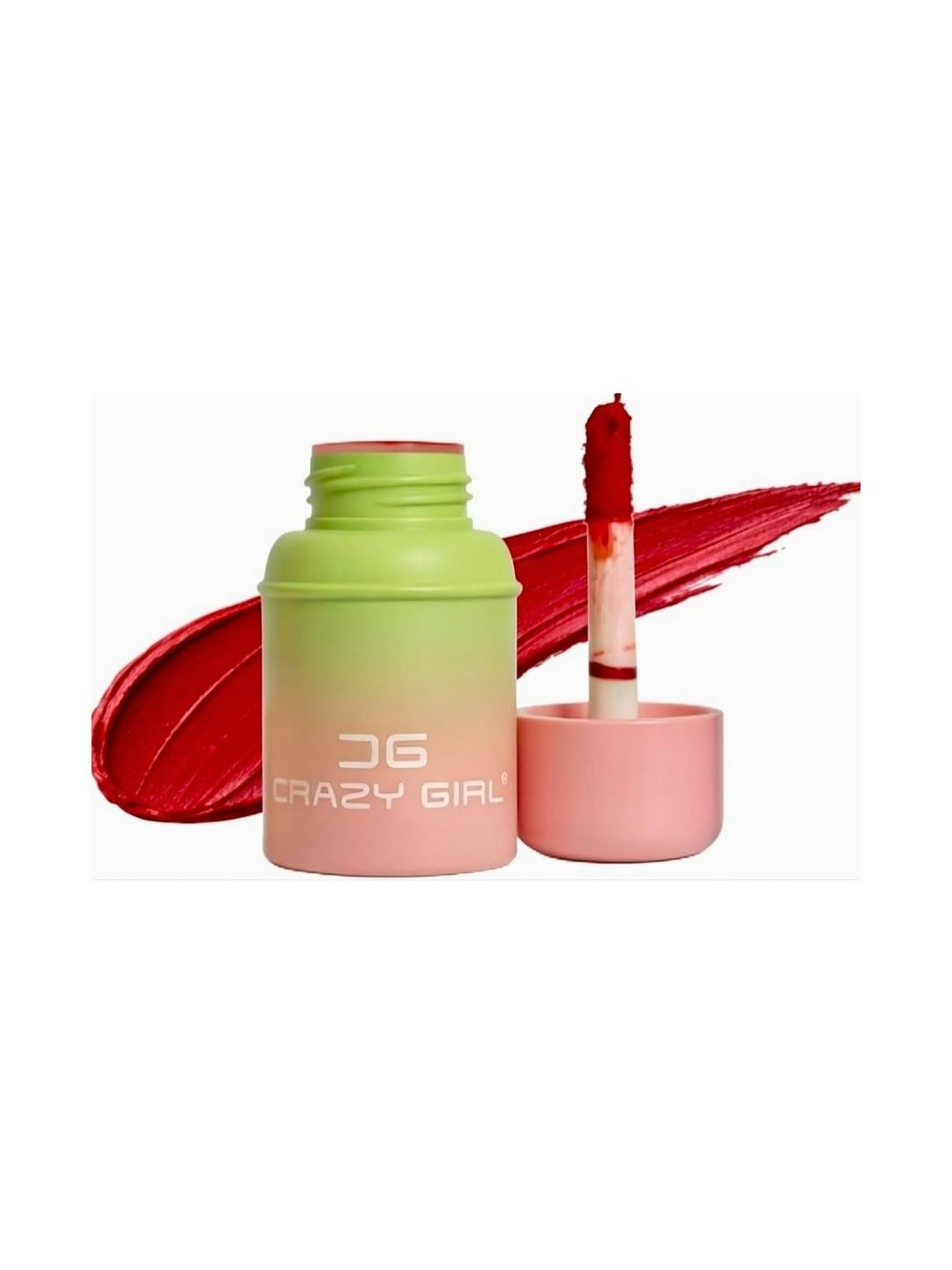 Crazy Girl Waterproof Matte Liquid Tint Long Lasting Lipstick-6 ml Red-image-29