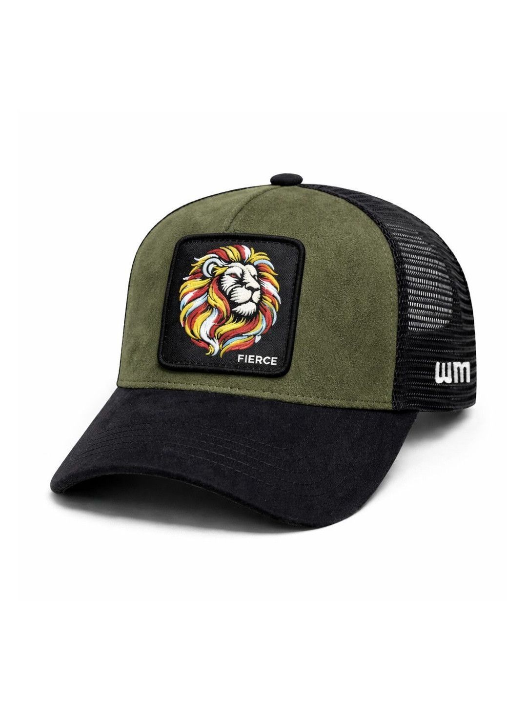 Whim Brim Fierce King Premium Suede Trucker Cap-picture-18