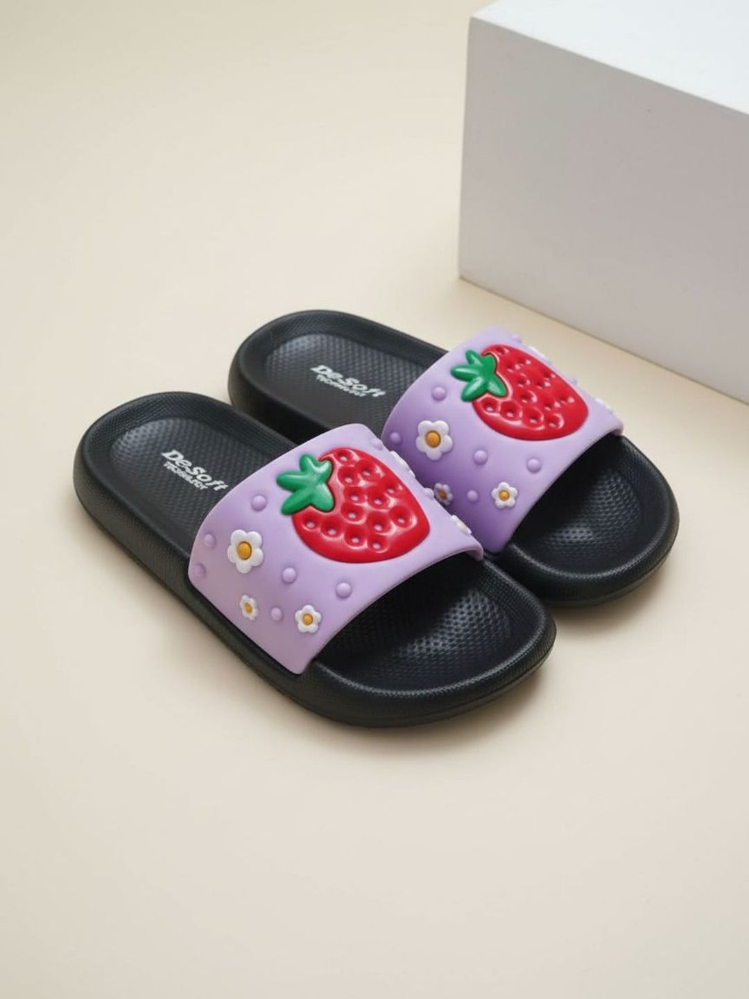 FEETWELL SHOES Unisex Kids Printed Rubber Sliders-picture-30