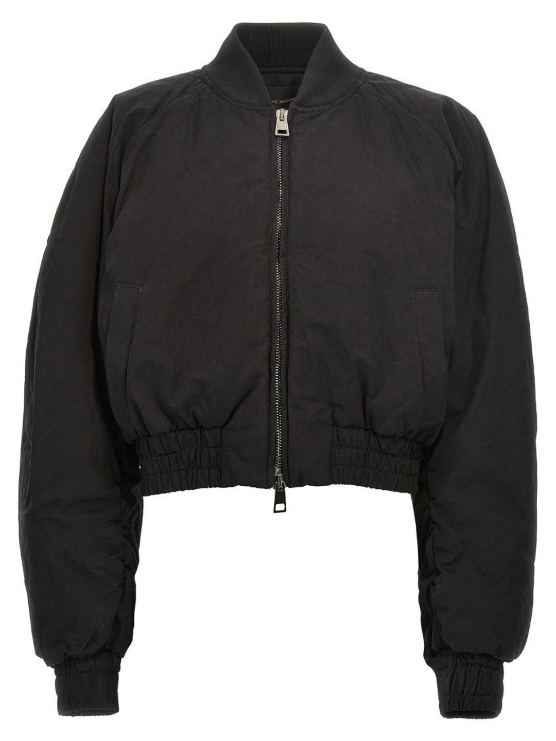 the andamane Black Cropped Bomber Jacket-picture-52
