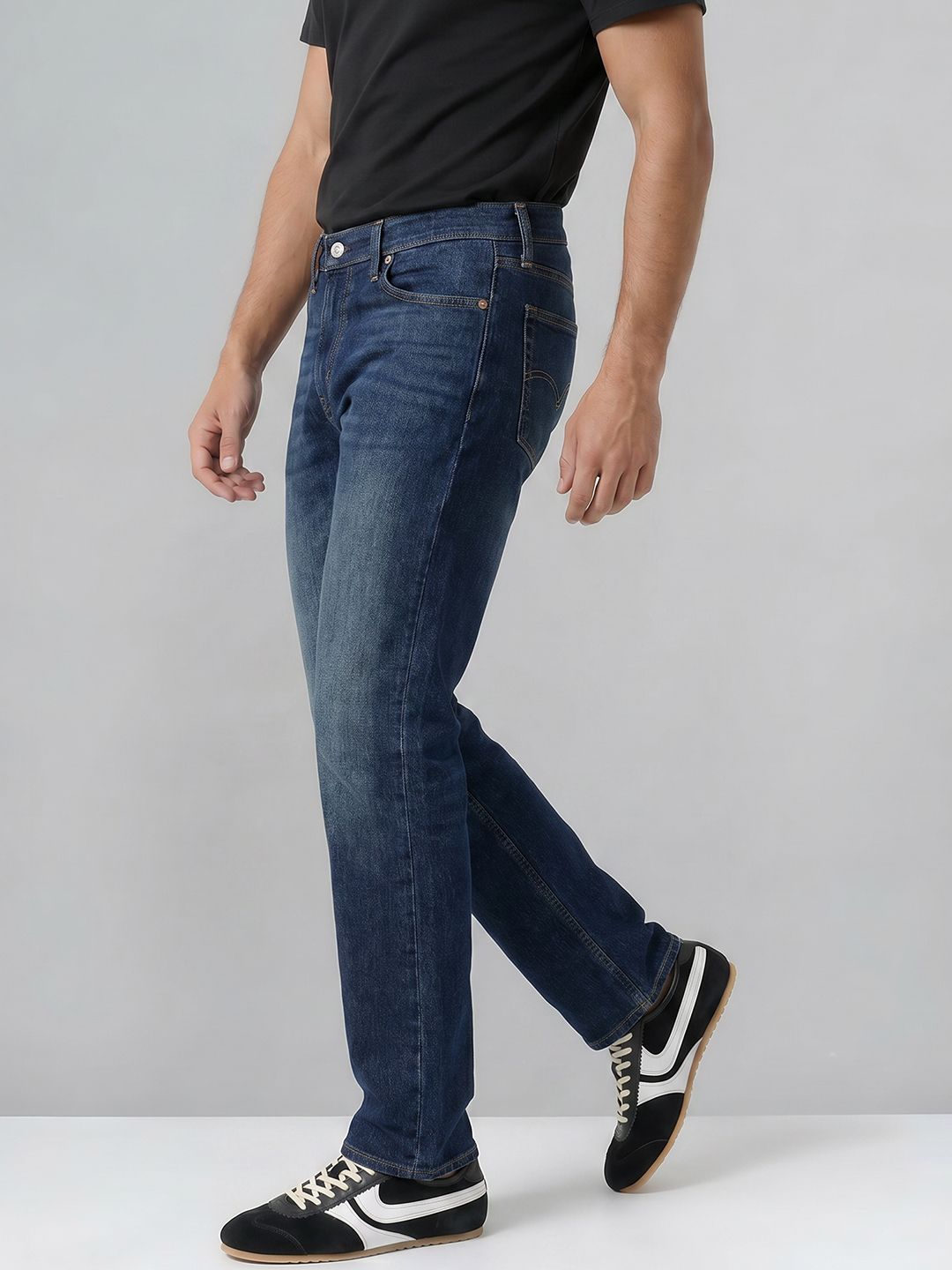 Levis Men 513 Slim Straight Fit Stretchable Jeans-image-48