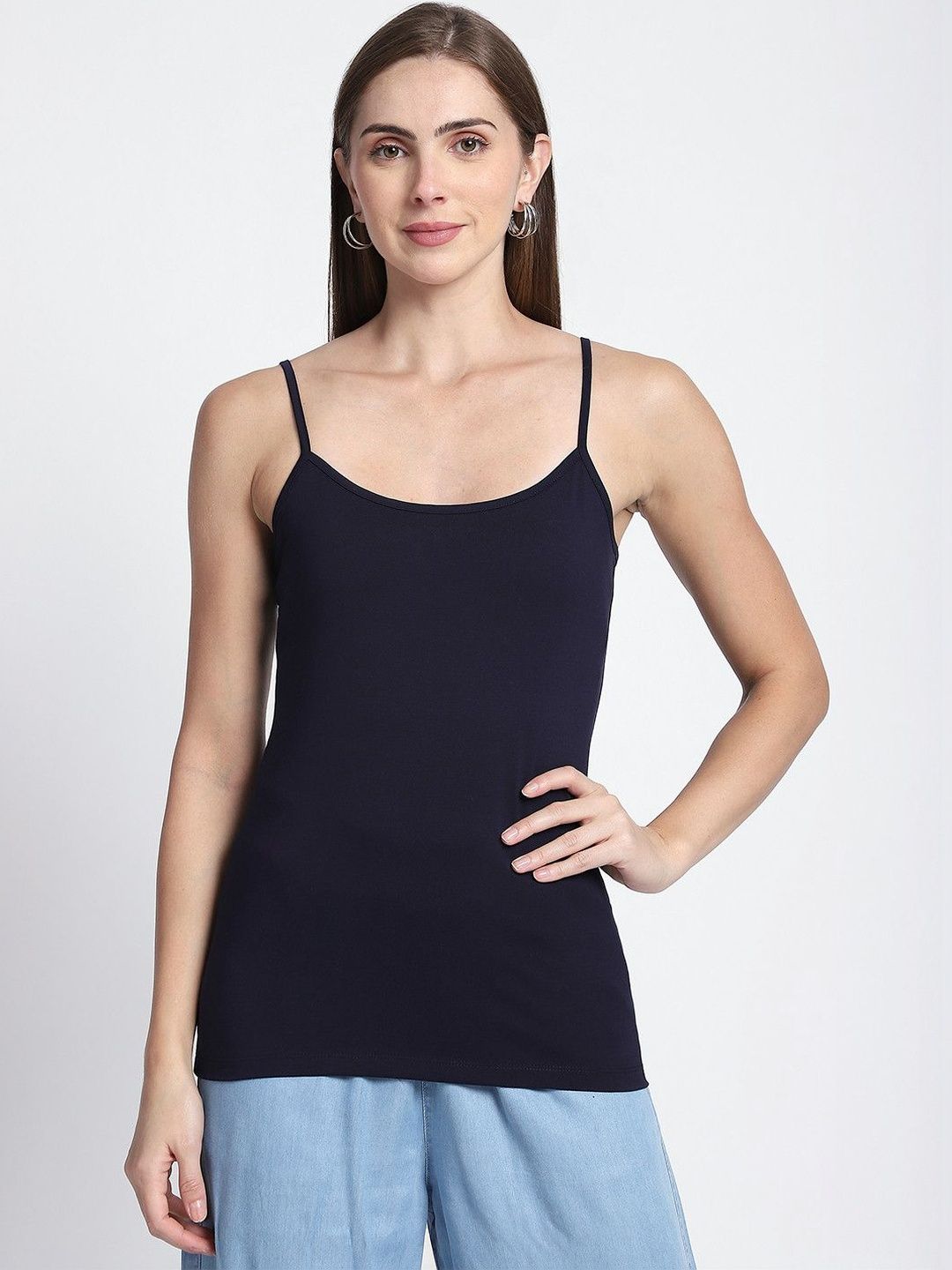 R&B Round Neck Non Padded Camisoles-picture-45