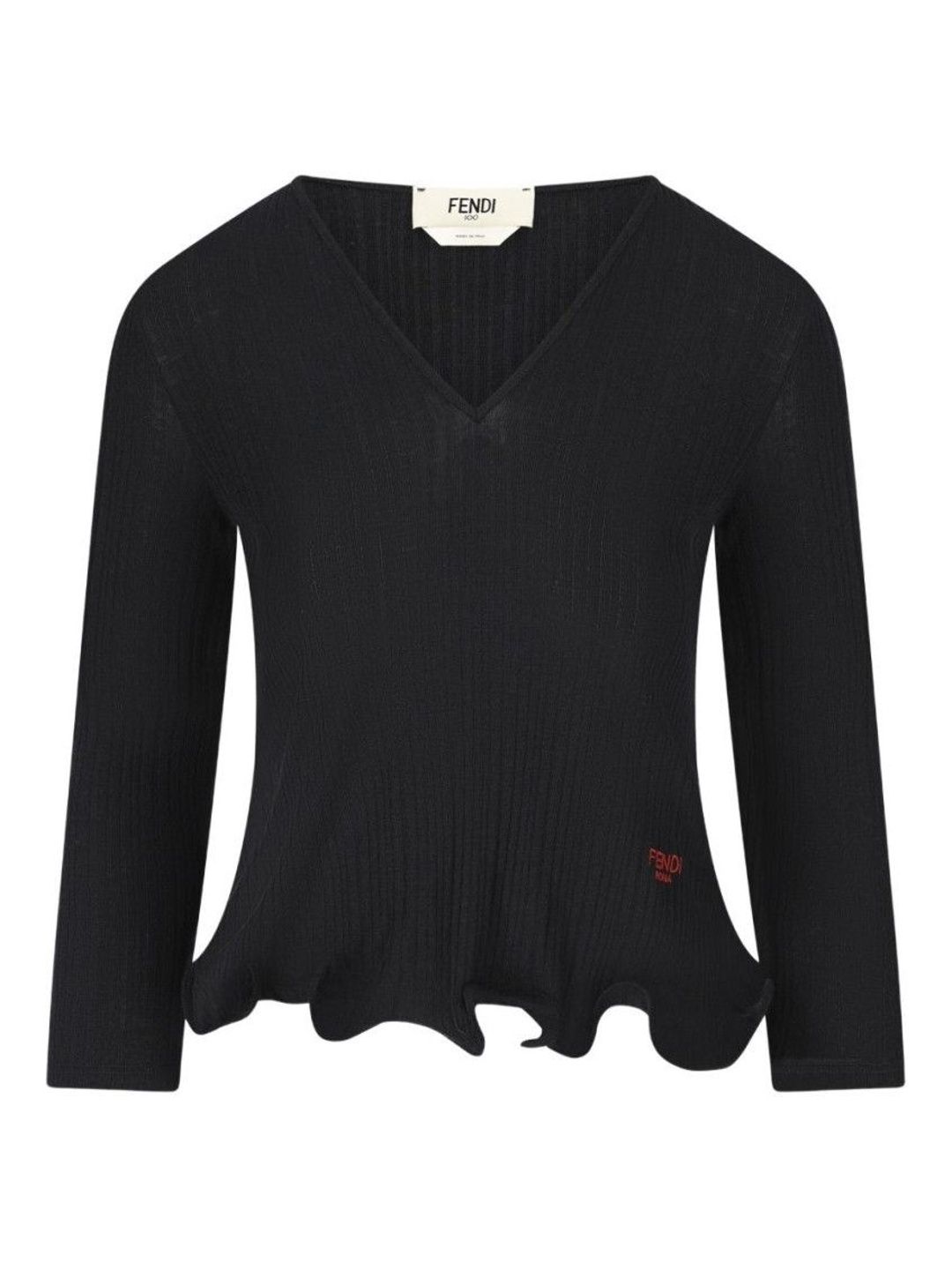 fendi Black Ruffled sweater-picture-10