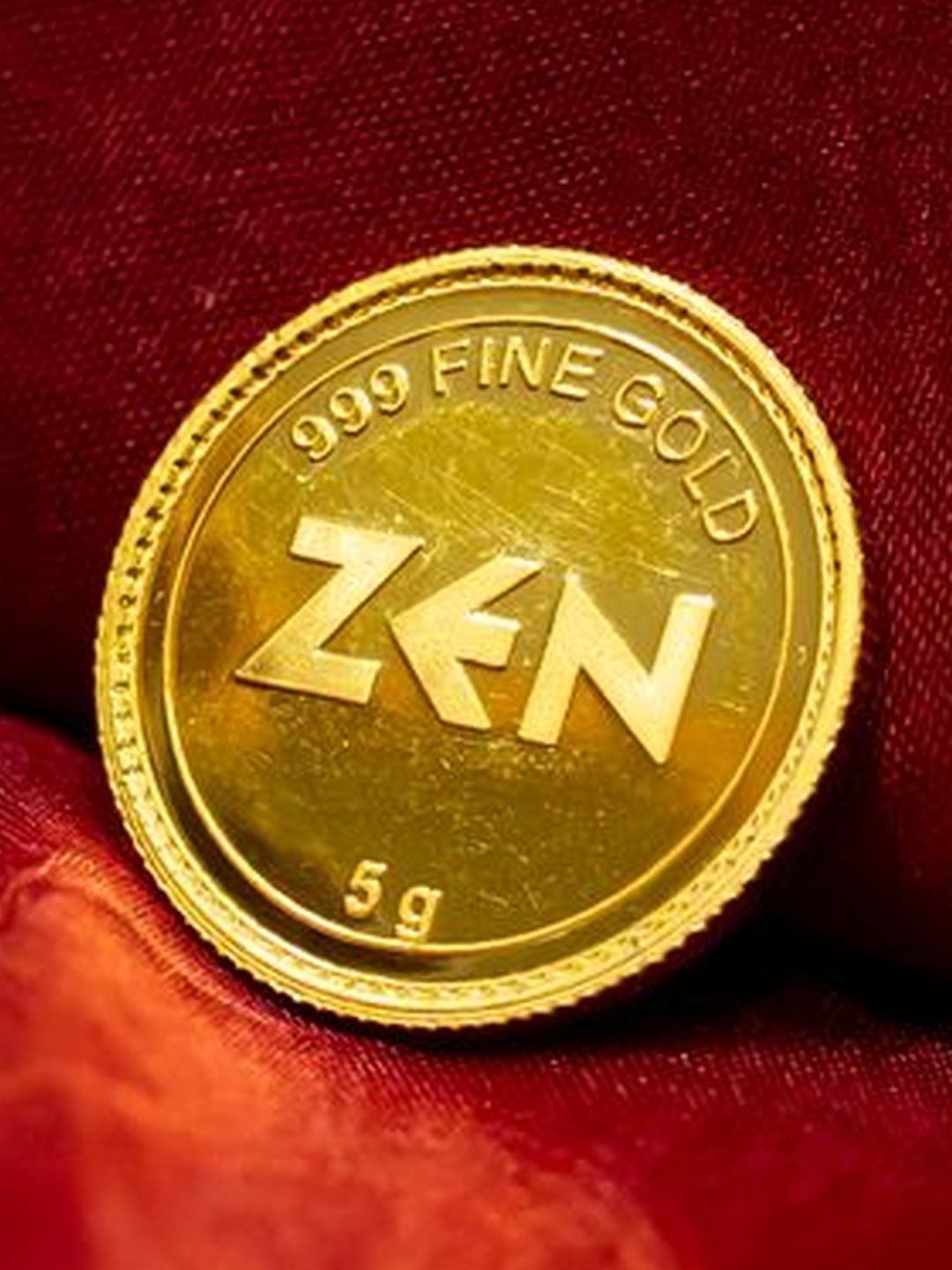 Zen Diamond India 24 KT Gold Coin- 5 gm-image-23