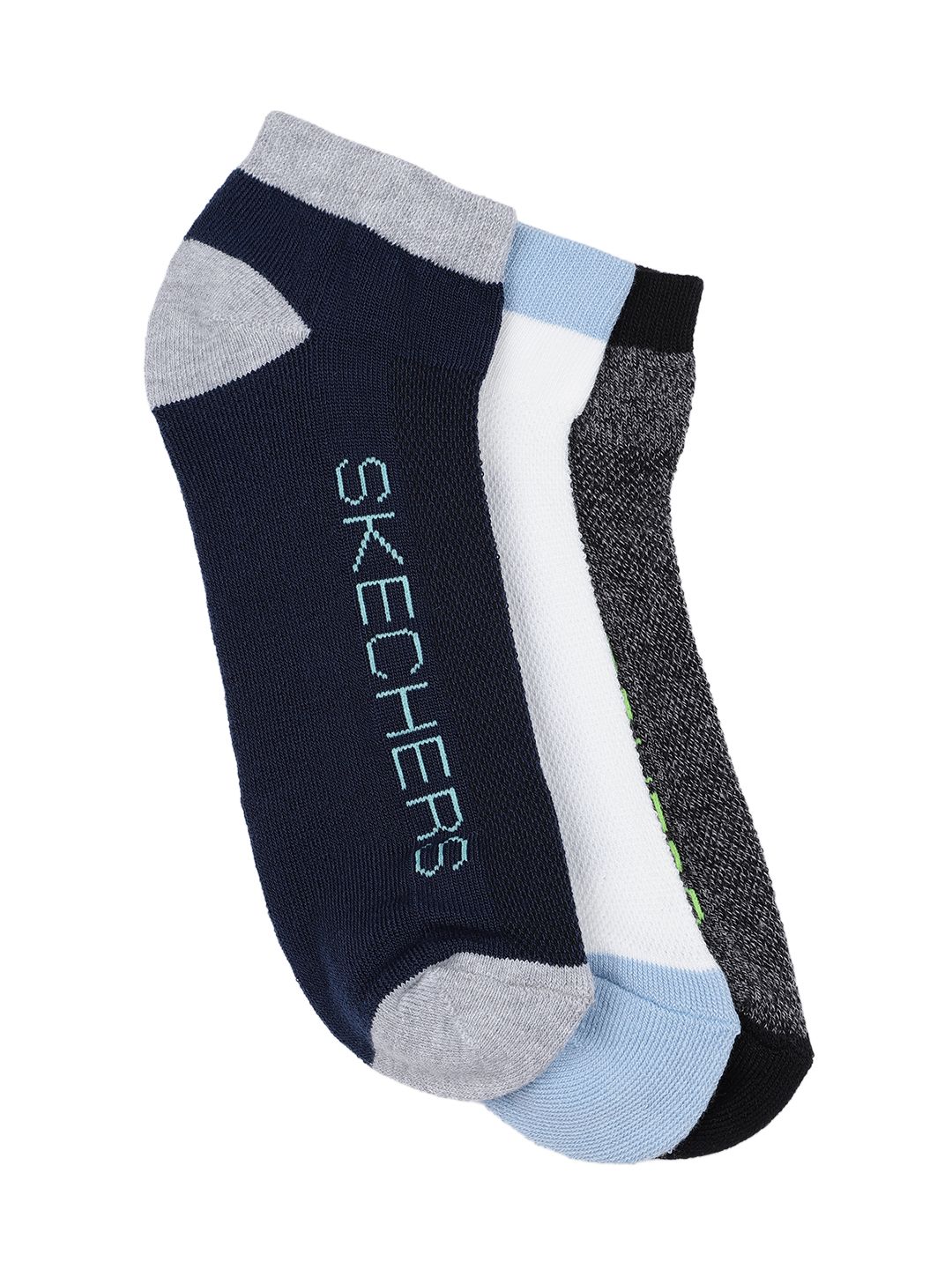 Skechers Men Pack of 3 Ankle Length Socks-image-39