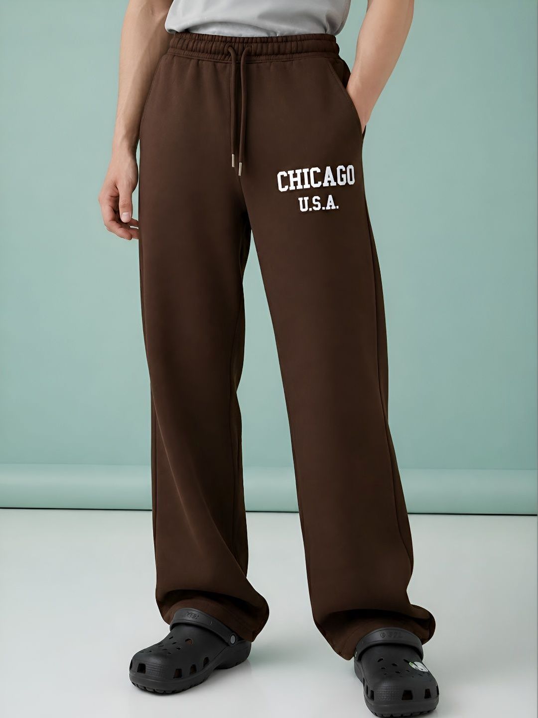 TEDWOODS Men Regular Fit Typography Training Track Pants-picture-31