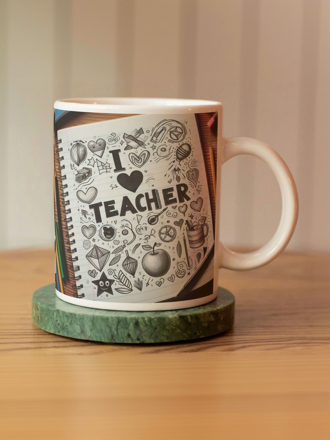 Balesara Black Text or Slogans Printed Ceramic Glossy Cups and Mugs Set of-image-45