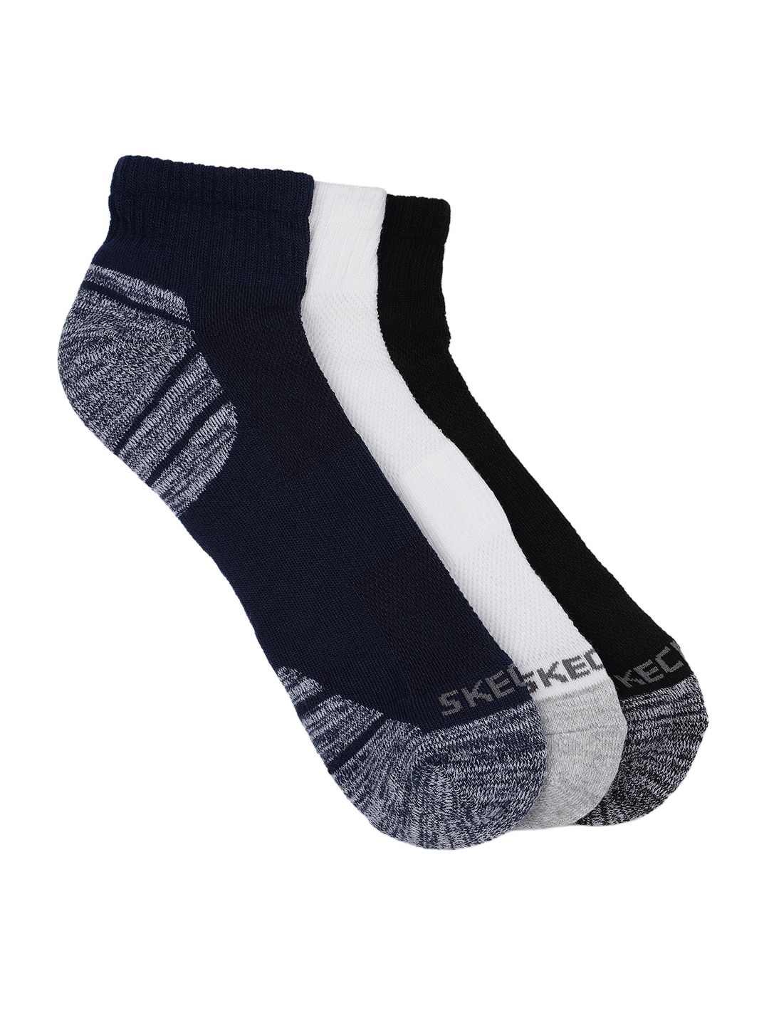 Skechers Men Pack of 3 Ankle Length Socks-picture-12