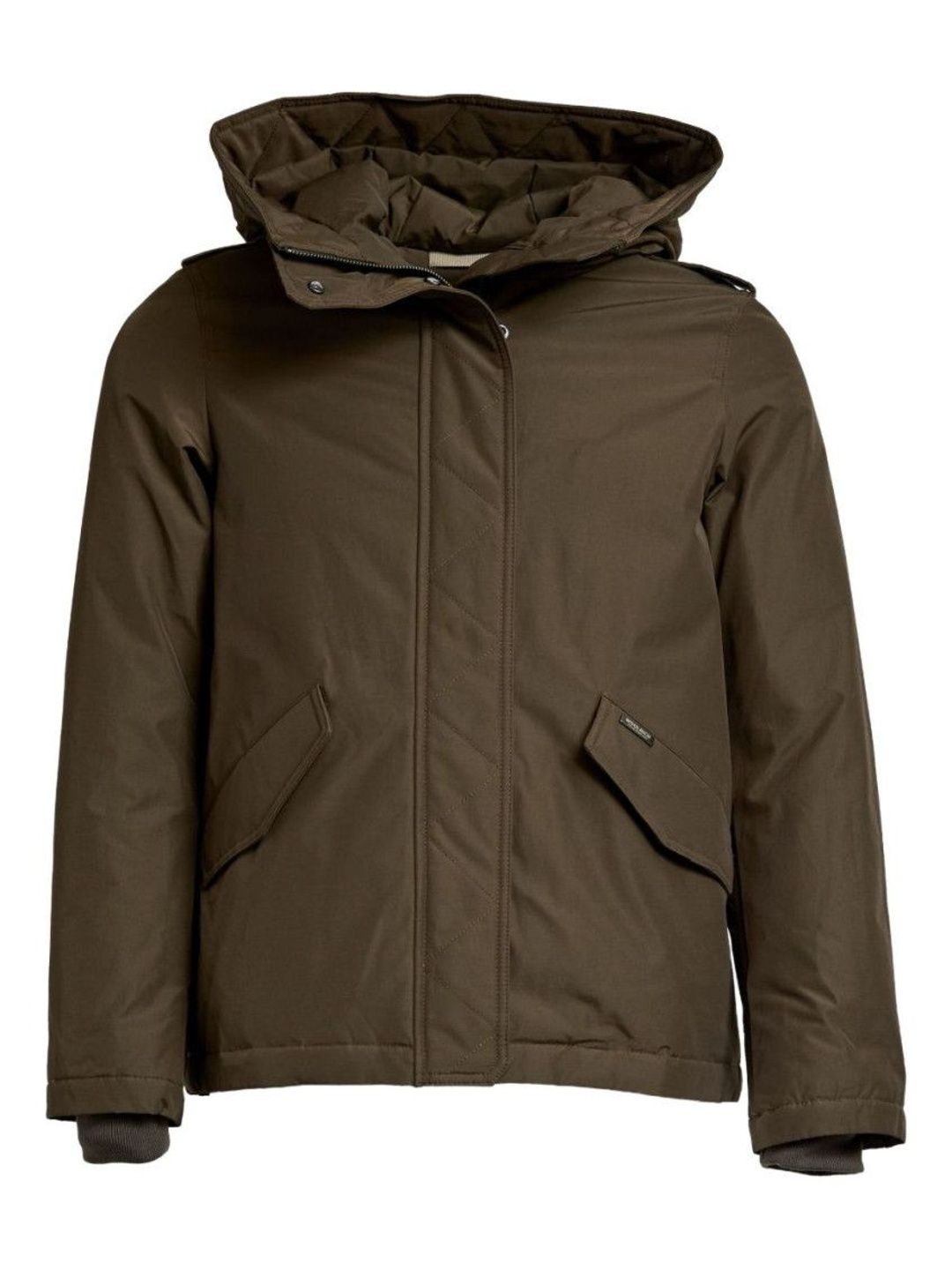 Green Quilted Jacket-image-2