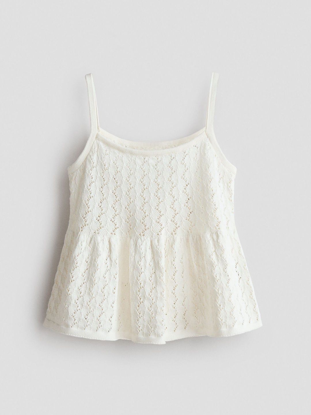 H&M Pointelle-Knit Strappy Top-picture-58